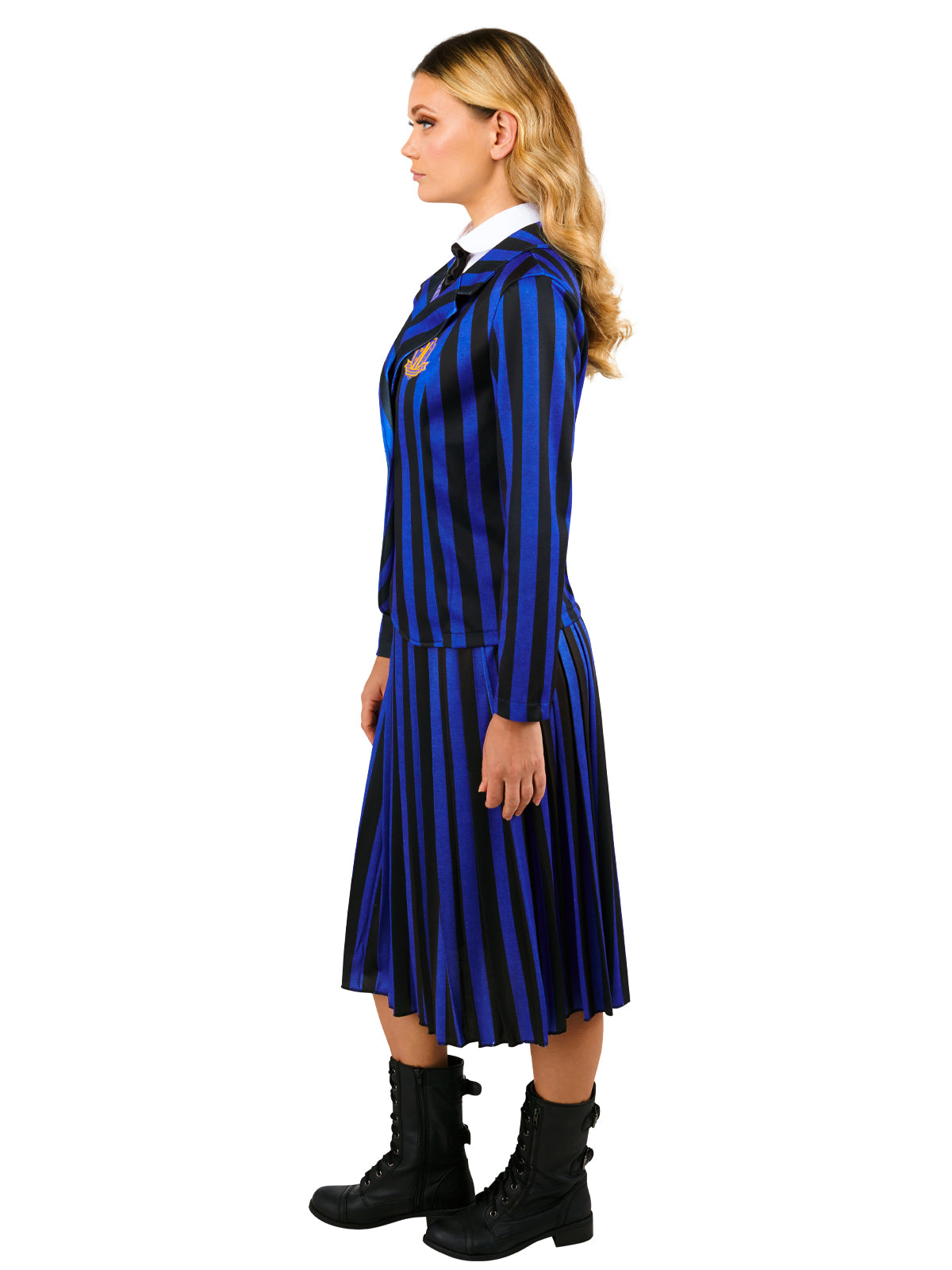 The Addams Family Wednesday Deluxe Blue Women's Costumes (Available in 3 Sizes)