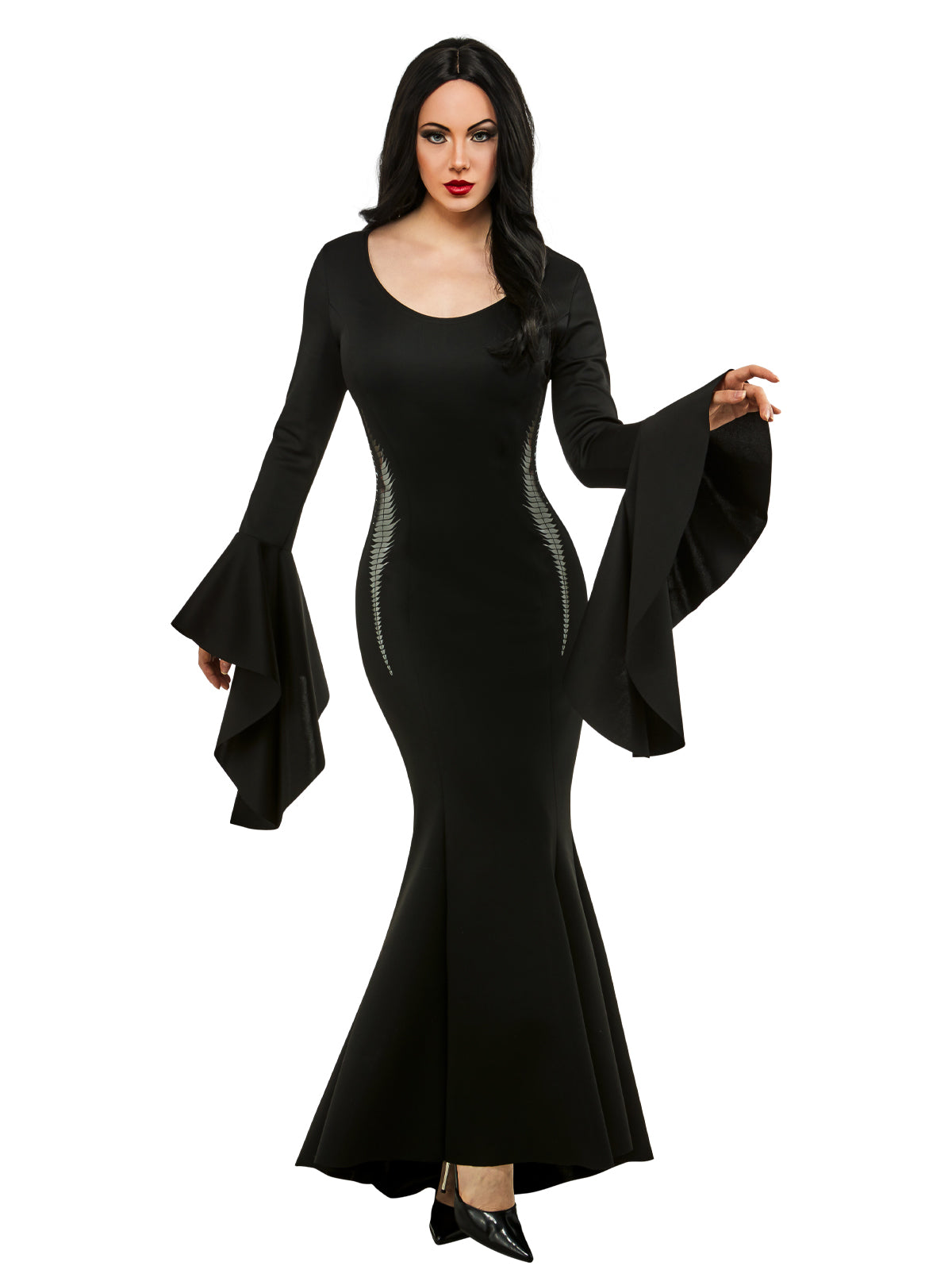 The Addams Family Morticia Deluxe Women's Costumes (Available in 3 Sizes)