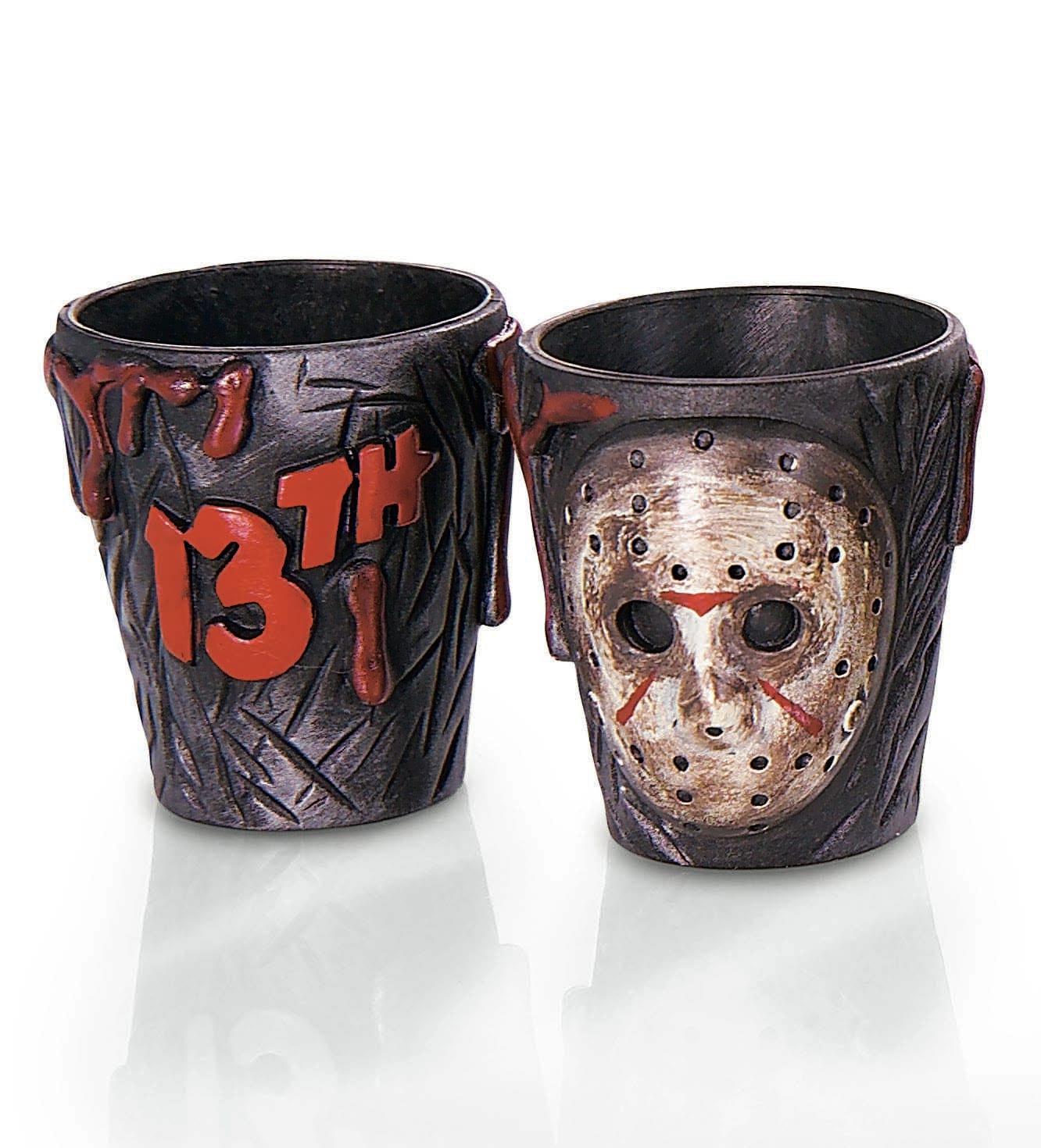 Friday The 13th Movie Jason Shot Glasses Set of 2