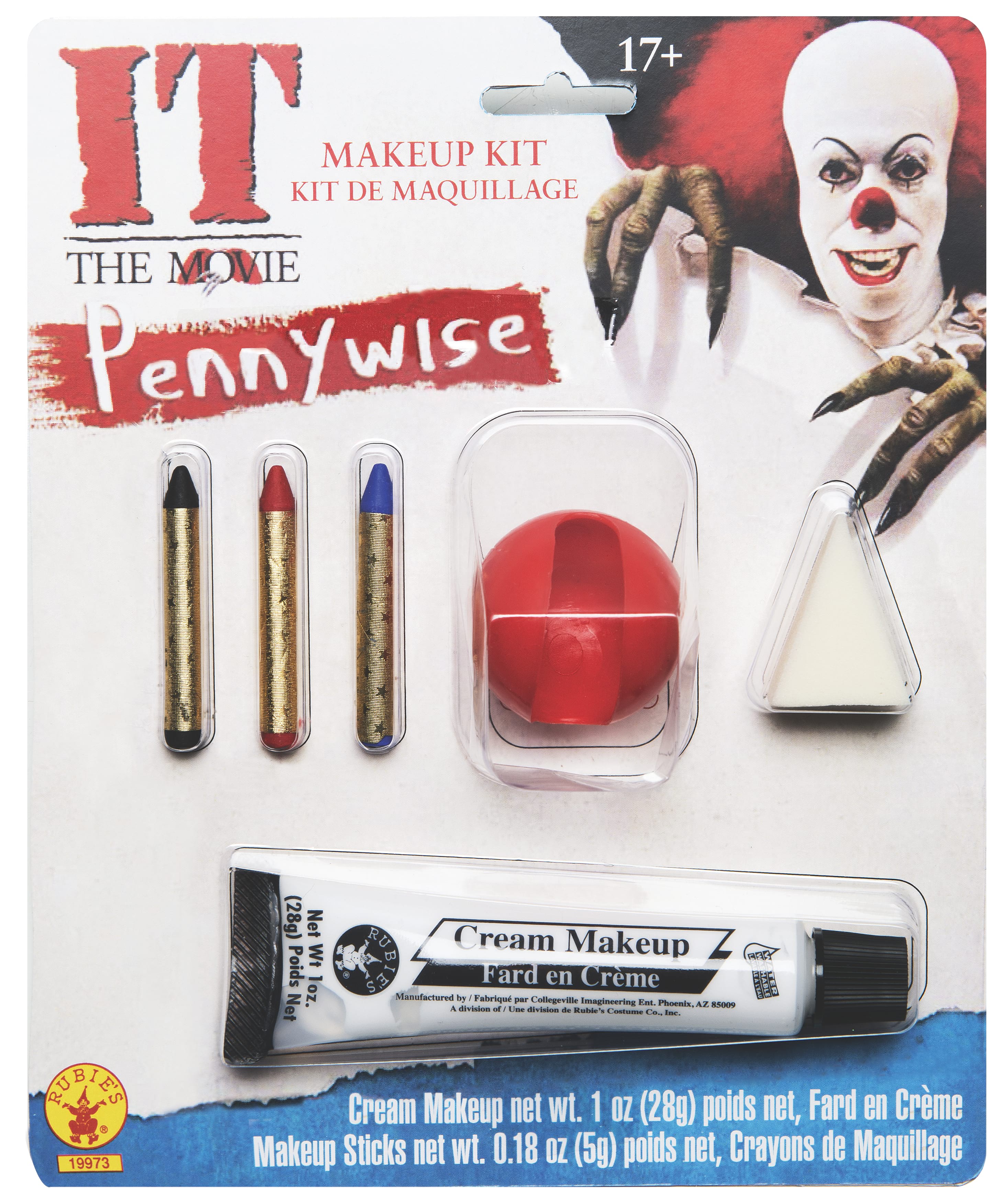 "IT" Movie Pennywise Makeup Kit Costume Accessory