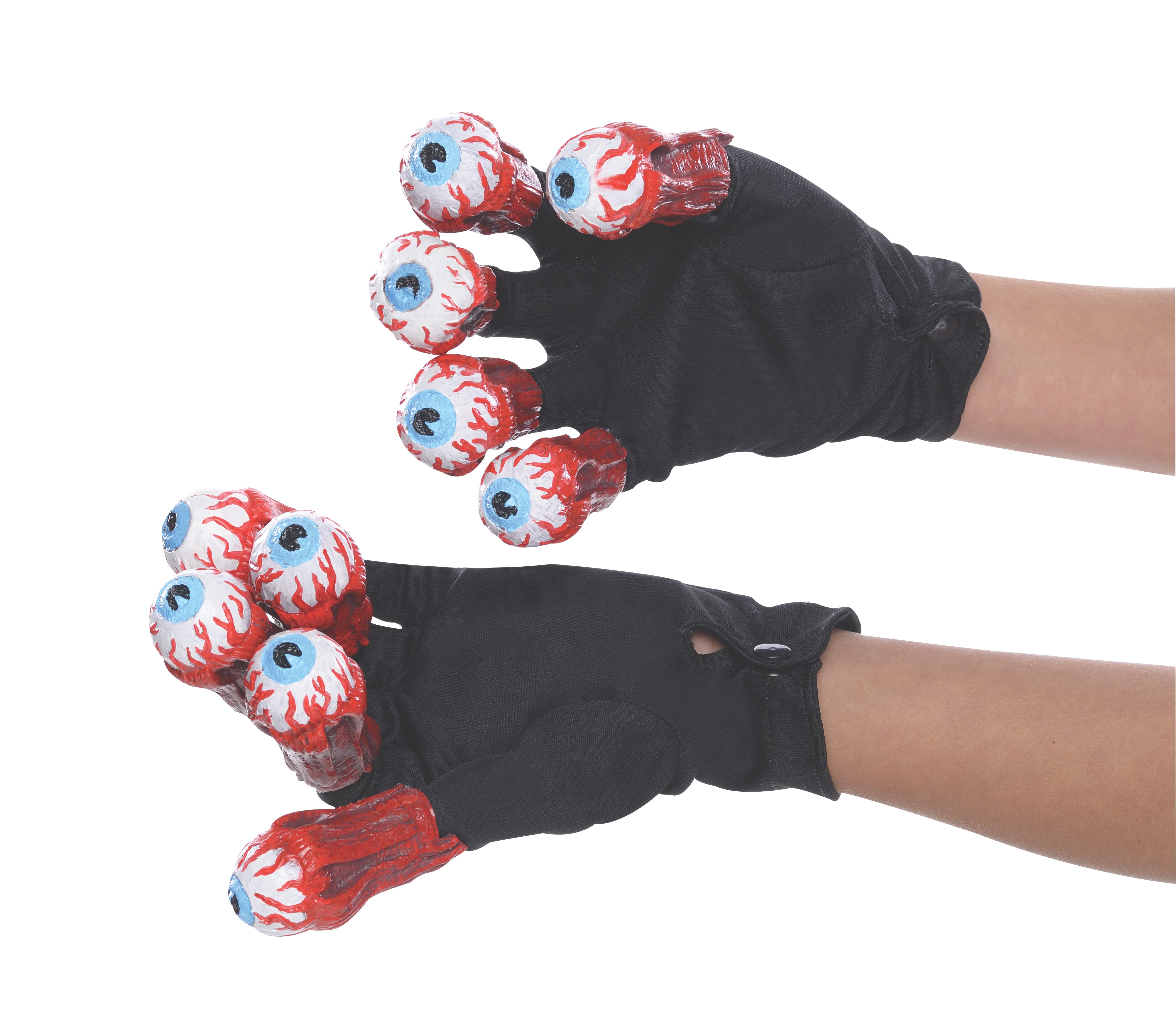 Beetlejuice Movie Adult Gloves With Eyeballs Costume Accessory