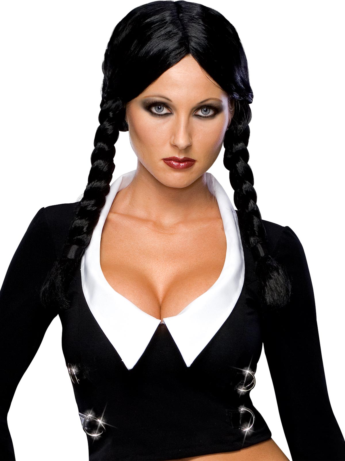 The Addams Family Wednesday Adult Wig Costume Accessory