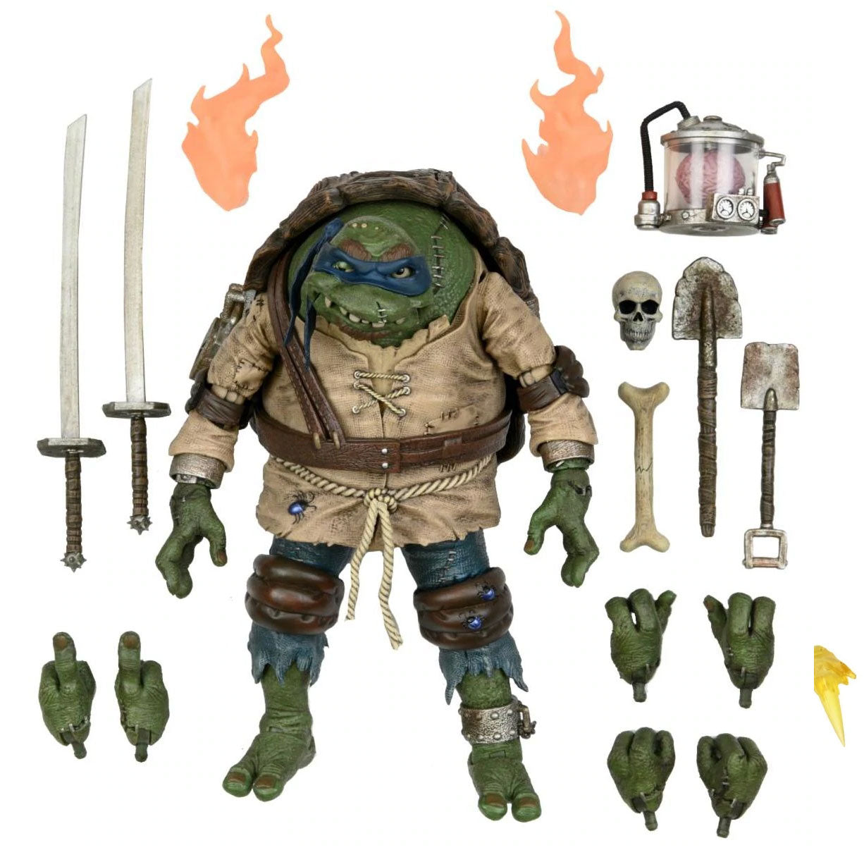 TMNT Leonardo Hunchback & Ultimate Universal Monster 7" Action Figurine