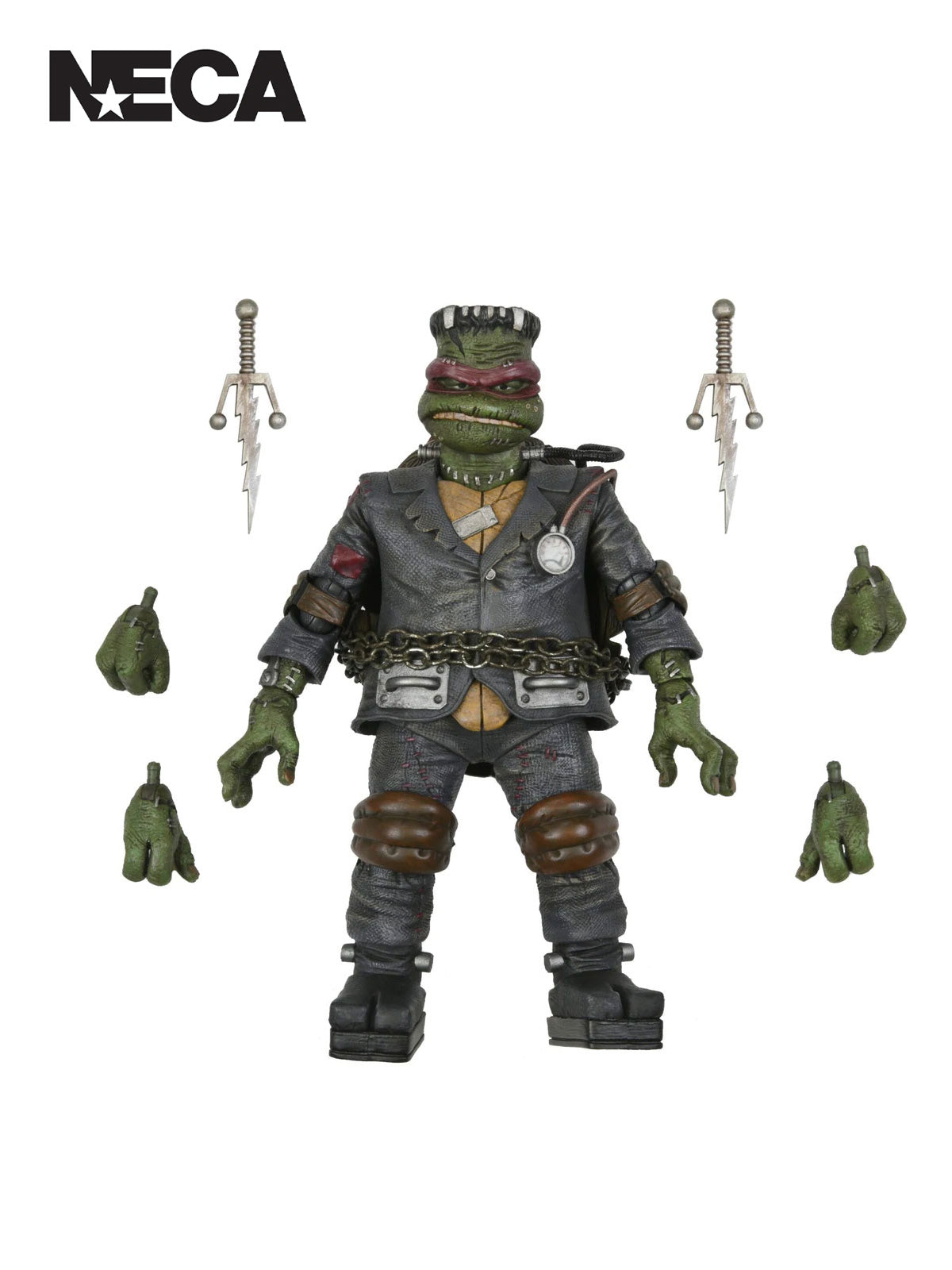 TMNT Raphael As Frankenstein's Universal Monster 7" Action Figurine