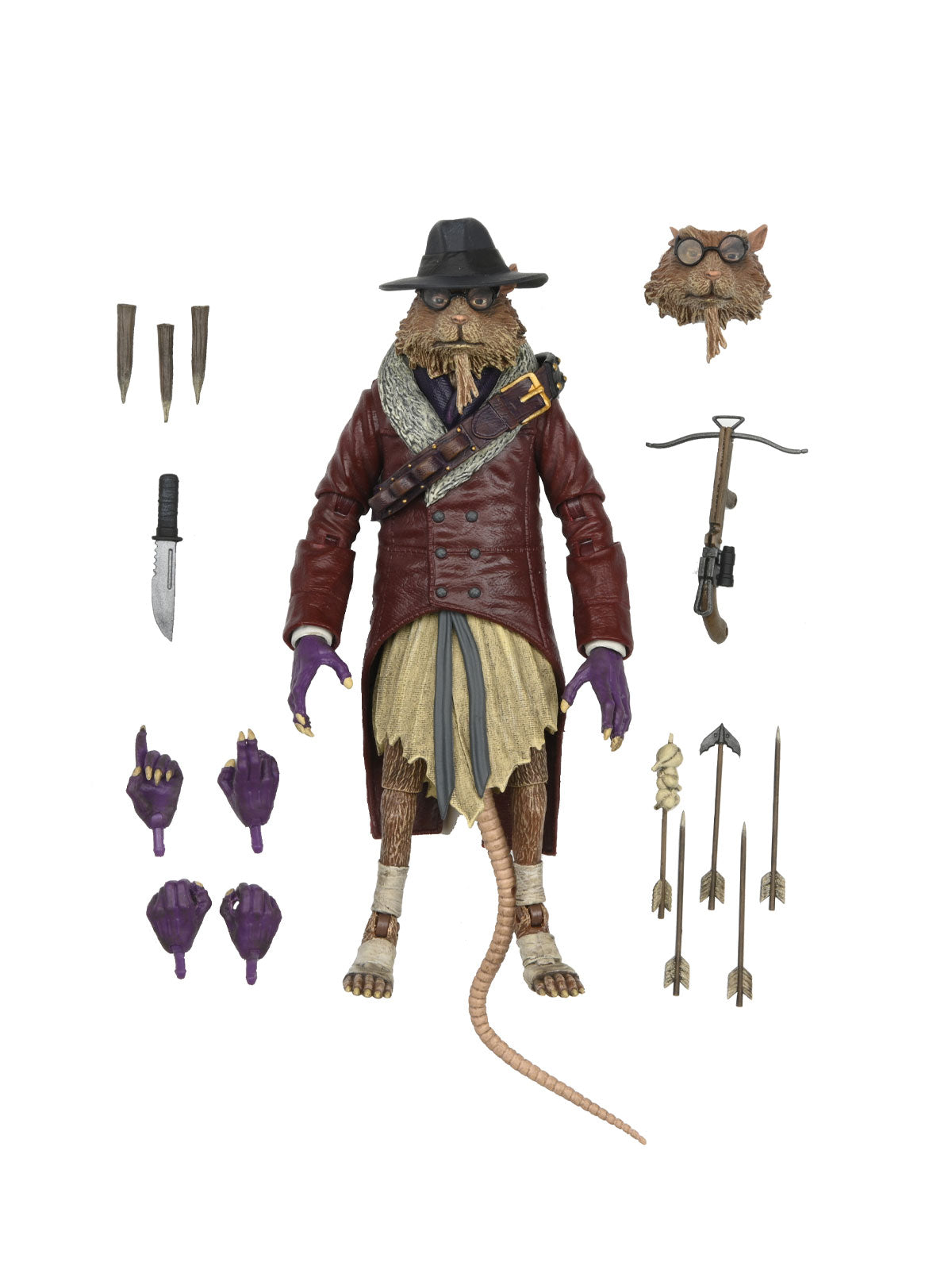 TMNT Splinter As Van Helsing & Universal Monsters 7" Action Figurine