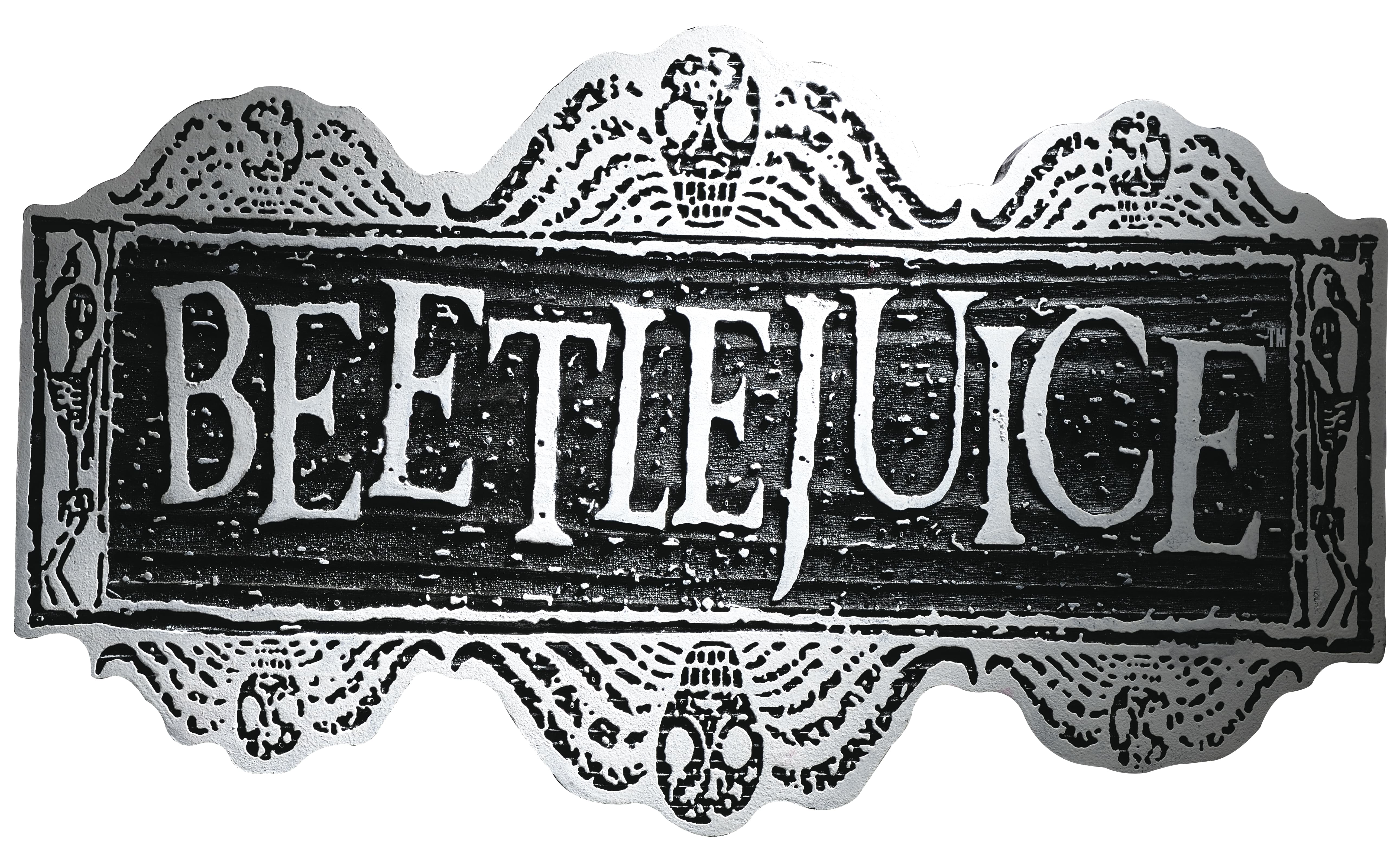 Beetlejuice Movie Wall Sign 45cms