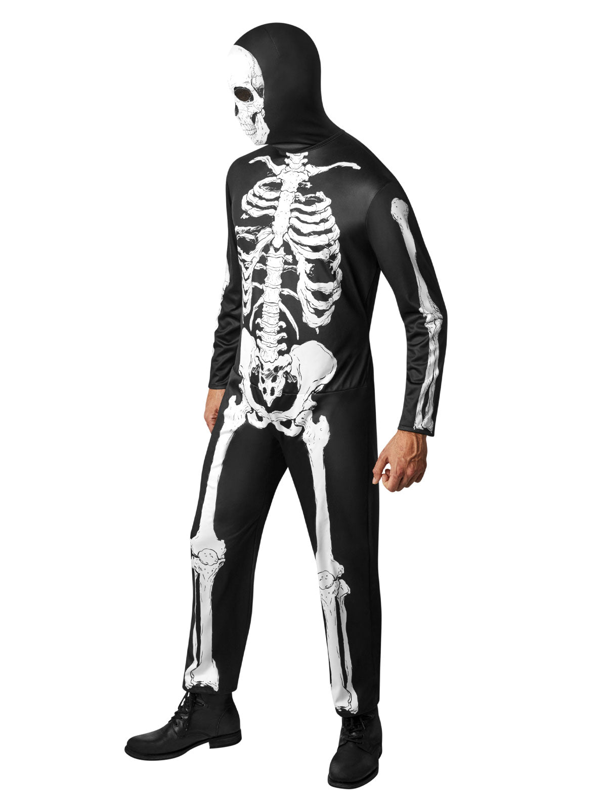 Day of the Dead Skeleton Jumpsuit Men's Costumes (Available in 3 Sizes)