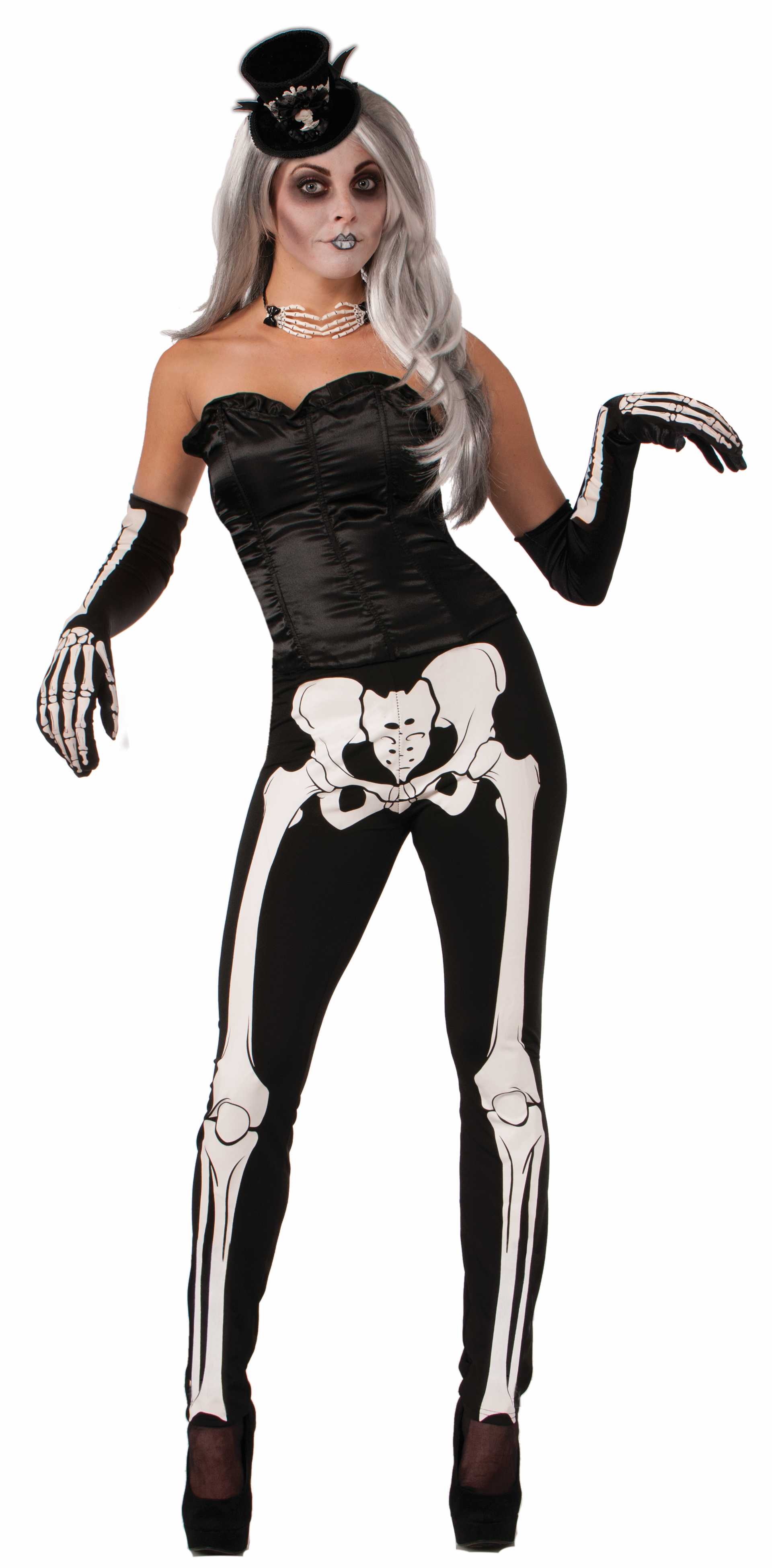 Day of the Dead Skeleton Leggings Women's Costumes