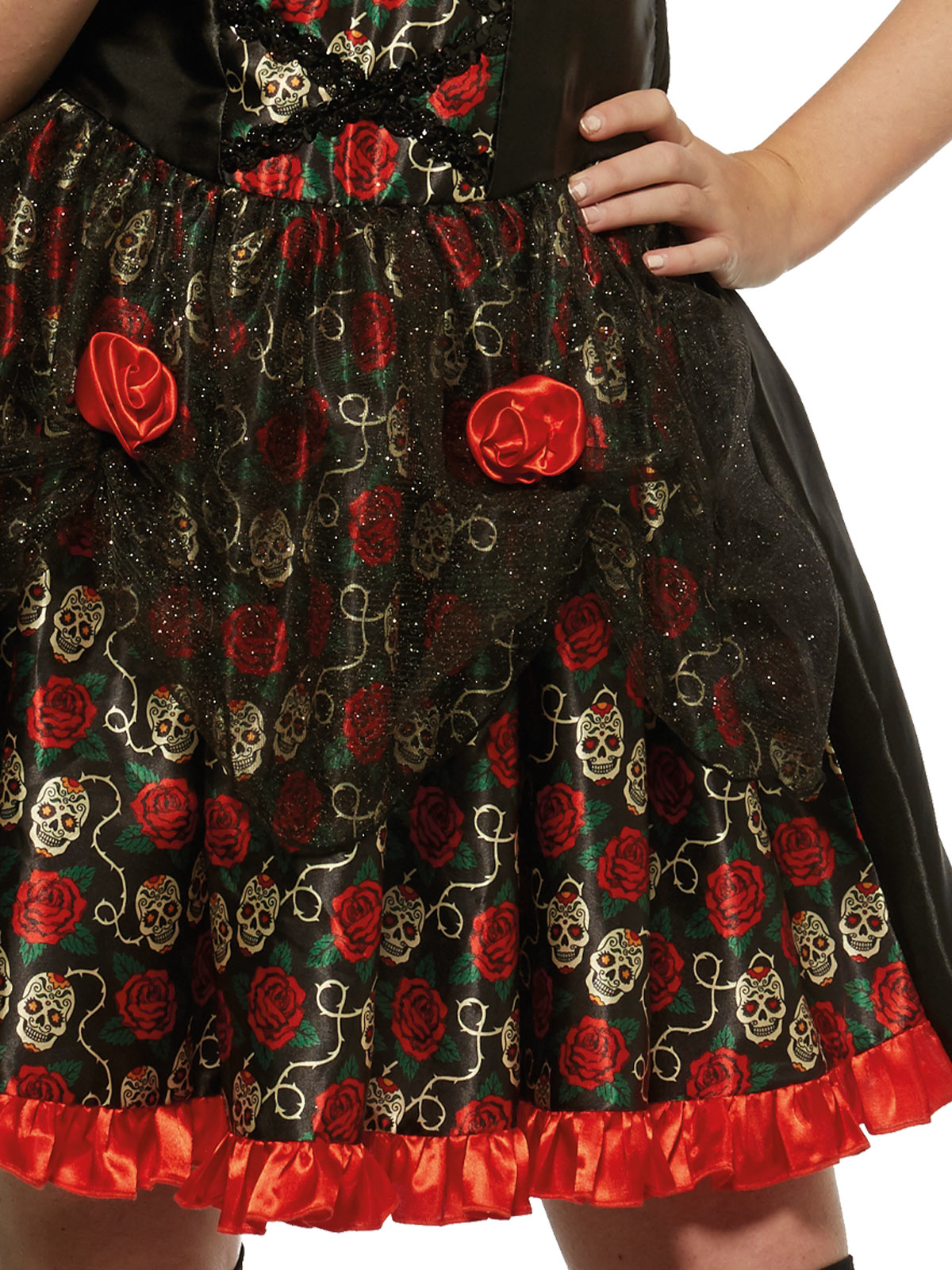 Red Rose Day Of The Dead Women's Costumes (Available in 4 Sizes)