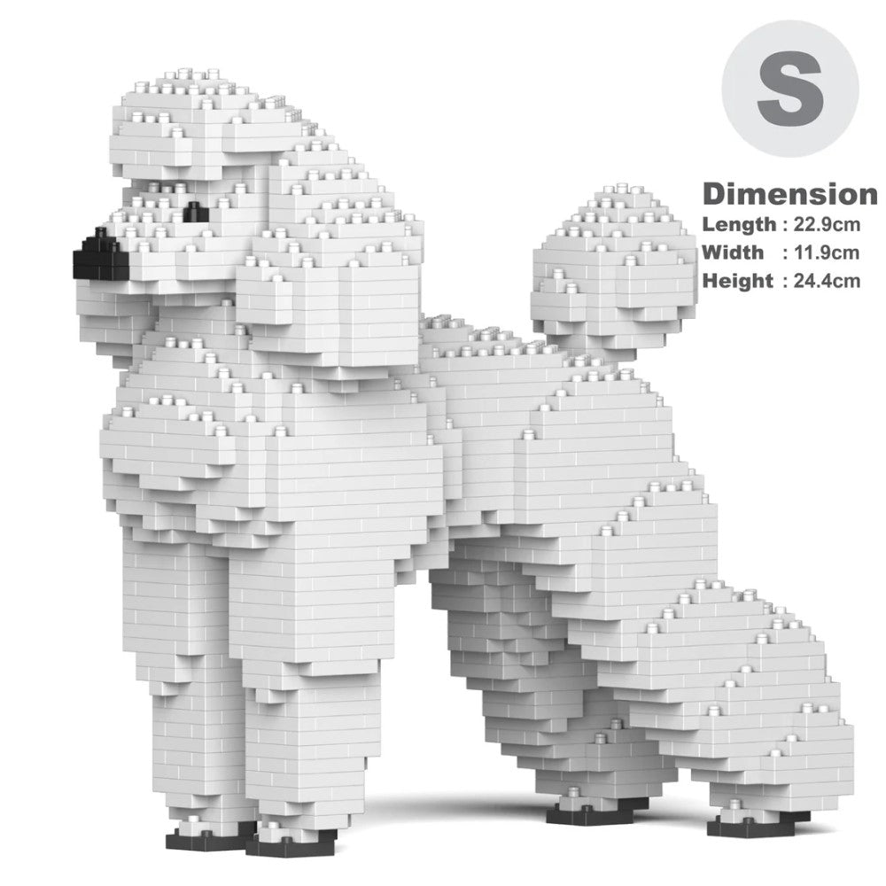 Building Blocks Model White Poodle 1170 Pcs (Available in 2 Sizes)