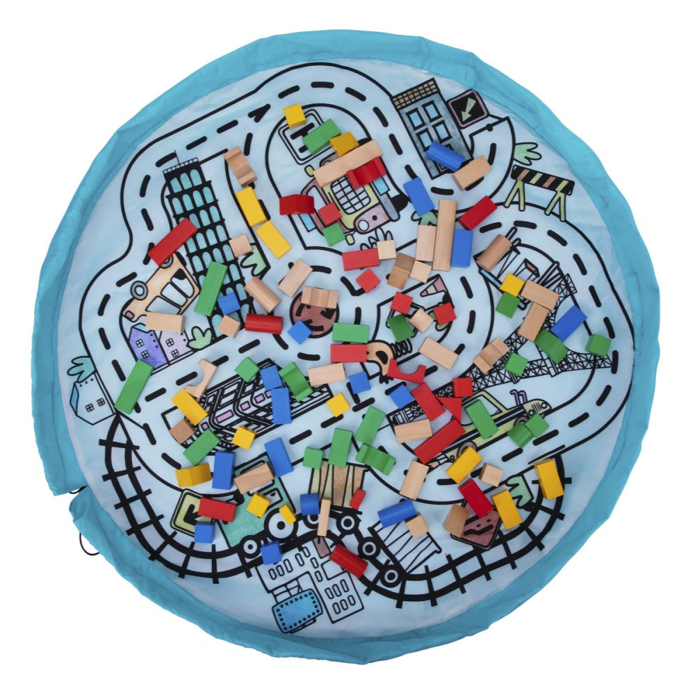 3 In 1 Play Mat 90cms Cities Design