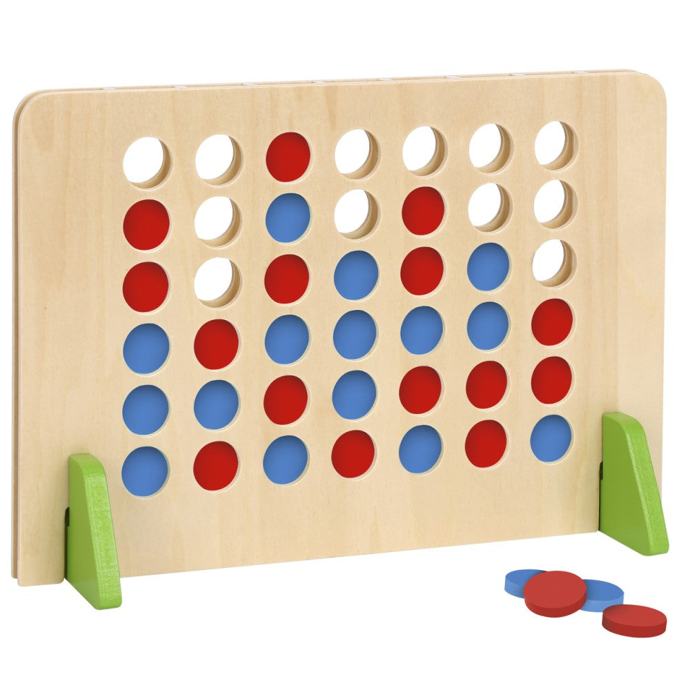 4 In A Row Wooden Family Game