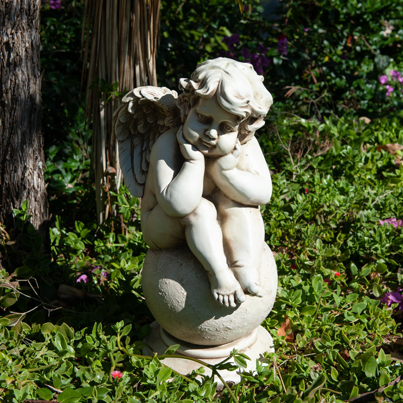 Adoring Cherub Statue