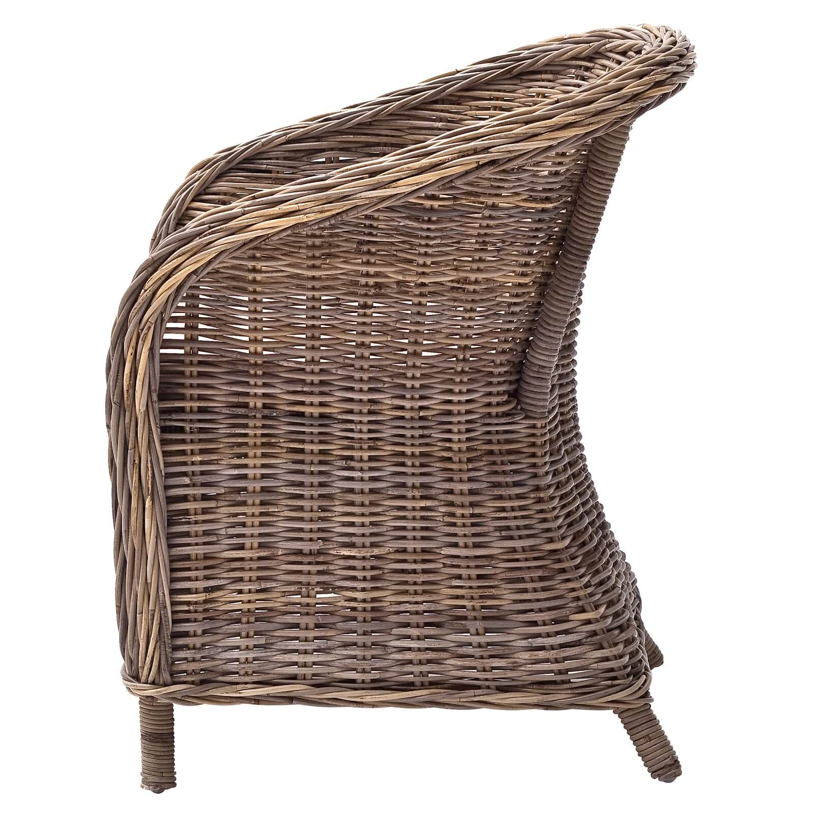 Classic Design Wicker Cozy Armchair (Set of 2)