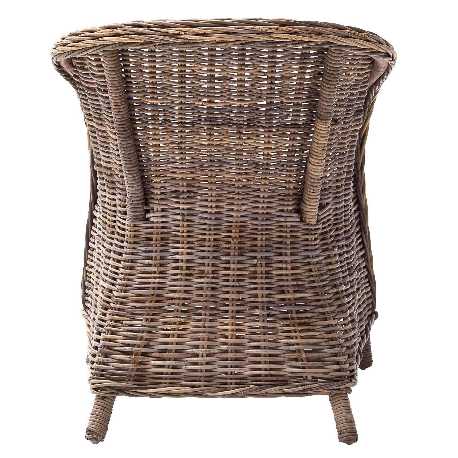 Classic Design Wicker Cozy Armchair (Set of 2)