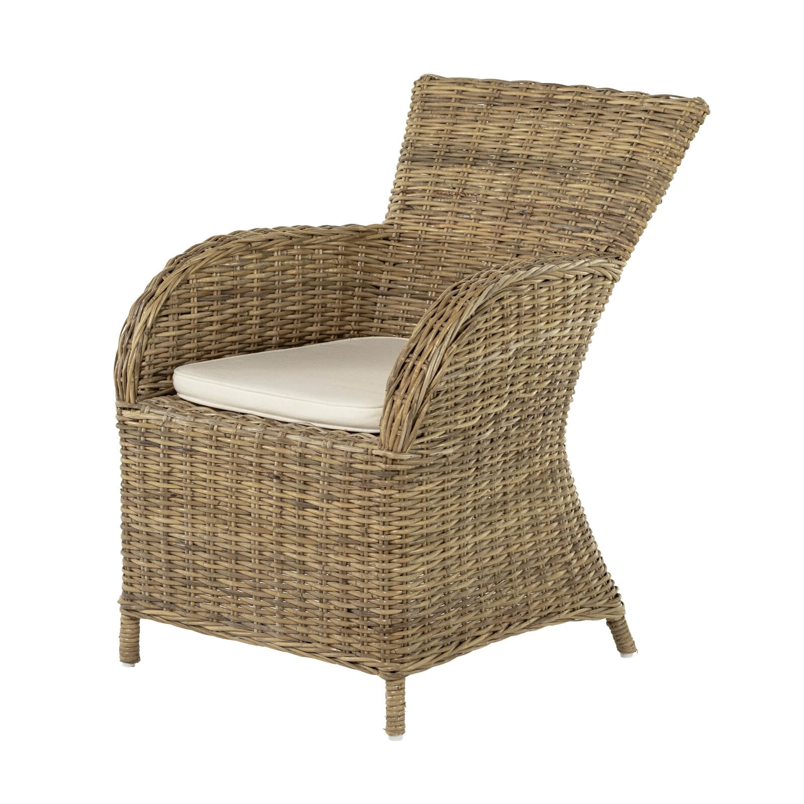 Bastion Classic Design Wicker Armchair (Set of 2)