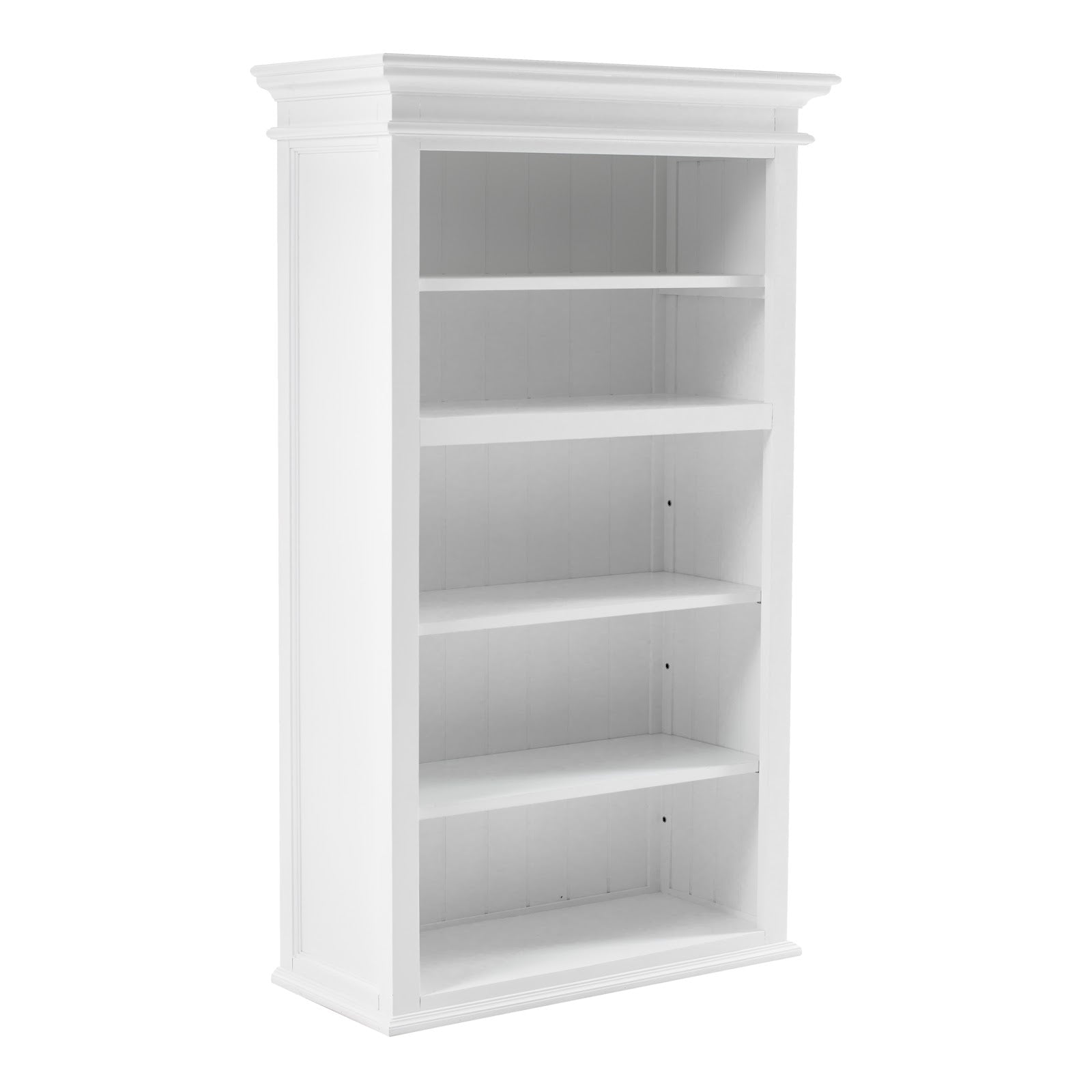 Solo Kitchen Hutch Unit 2 Doors 5 Shelves (3 Adjustable) White