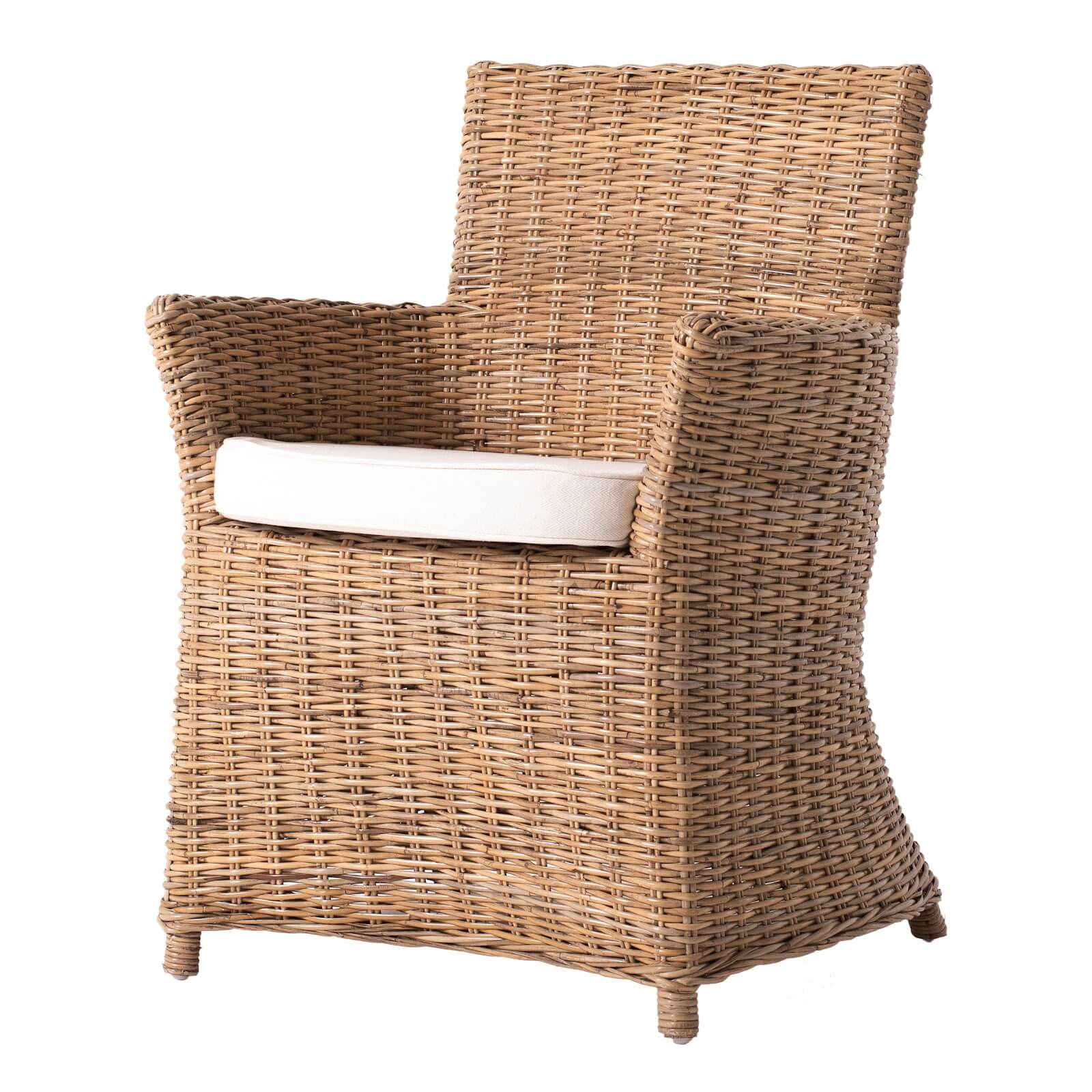 Falcon Classic Design Rattan Dining Armchair (Set of 2)