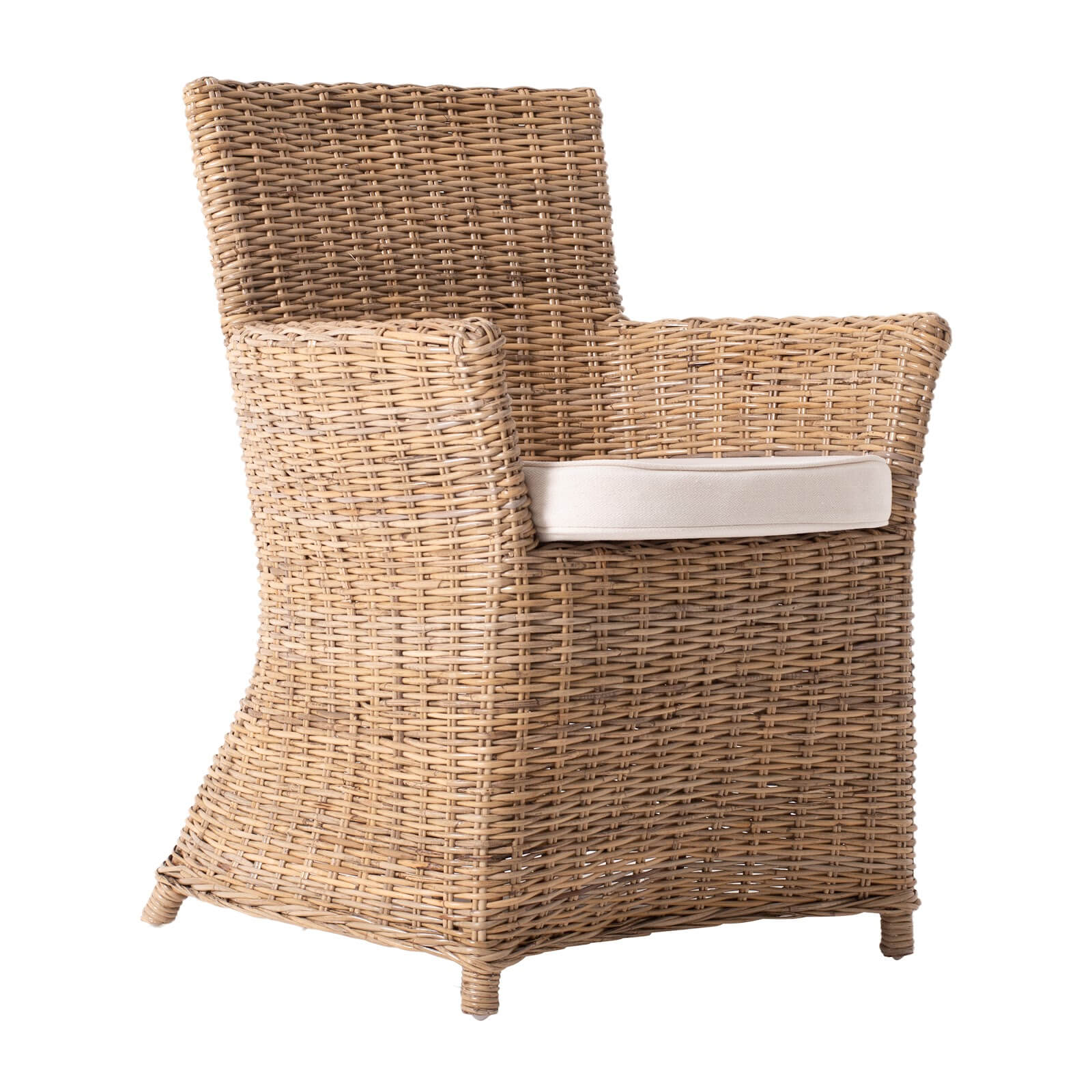 Falcon Classic Design Rattan Dining Armchair (Set of 2)