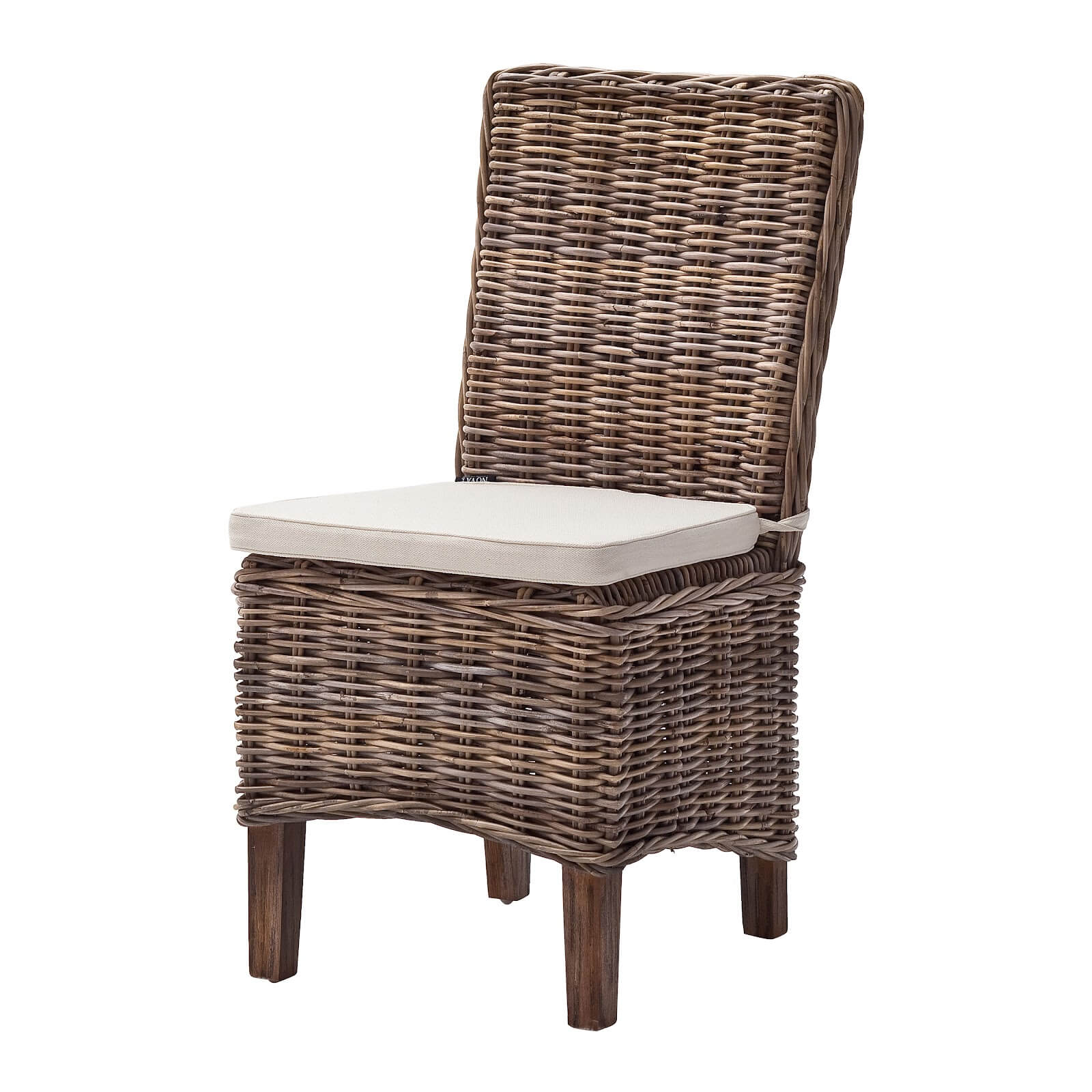 Marion Classic Design Wicker Armless Dining Chair (Set of 2)