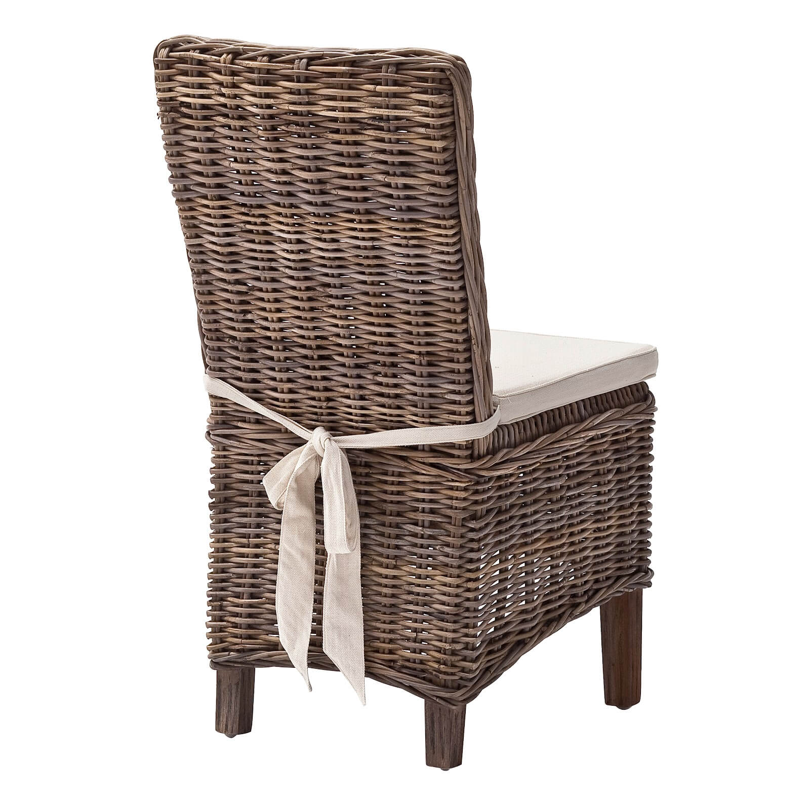 Marion Classic Design Wicker Armless Dining Chair (Set of 2)