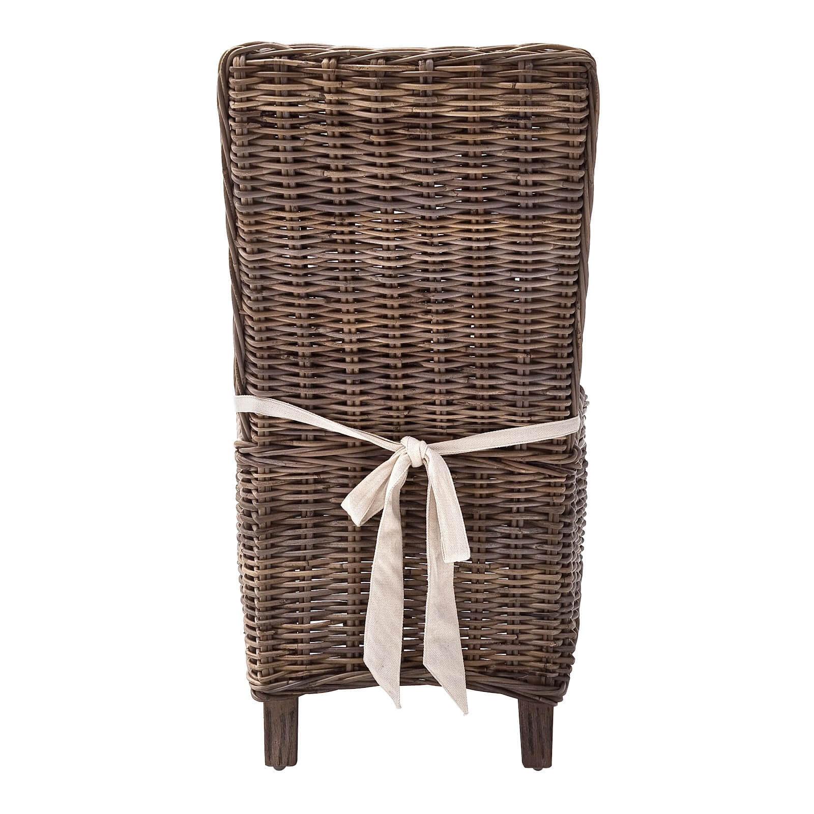 Marion Classic Design Wicker Armless Dining Chair (Set of 2)