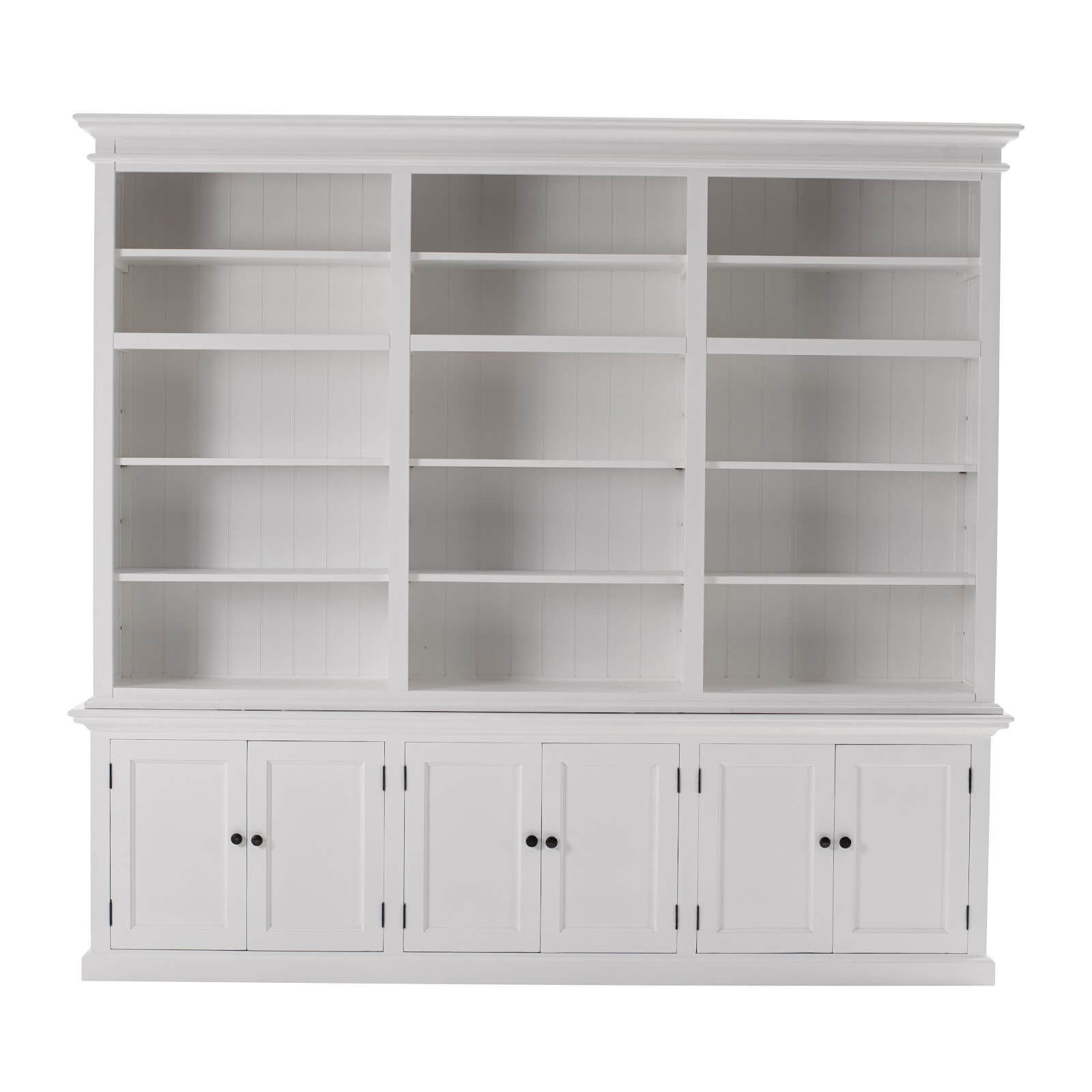 Trio Kitchen Hutch Unit 6 Doors 15 Shelves (9 Adjustable)