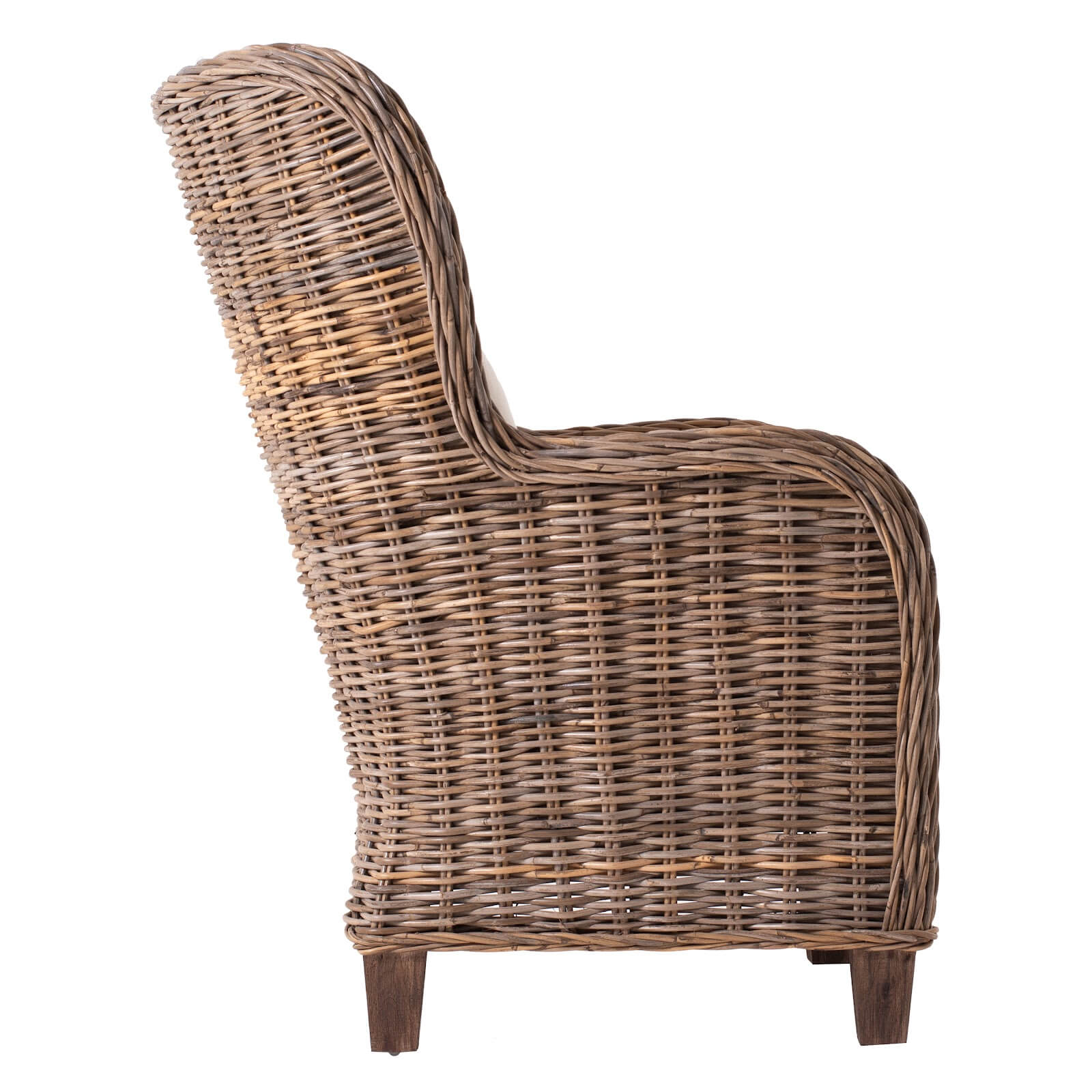 Wingback Classic Rattan Armchair - King Size