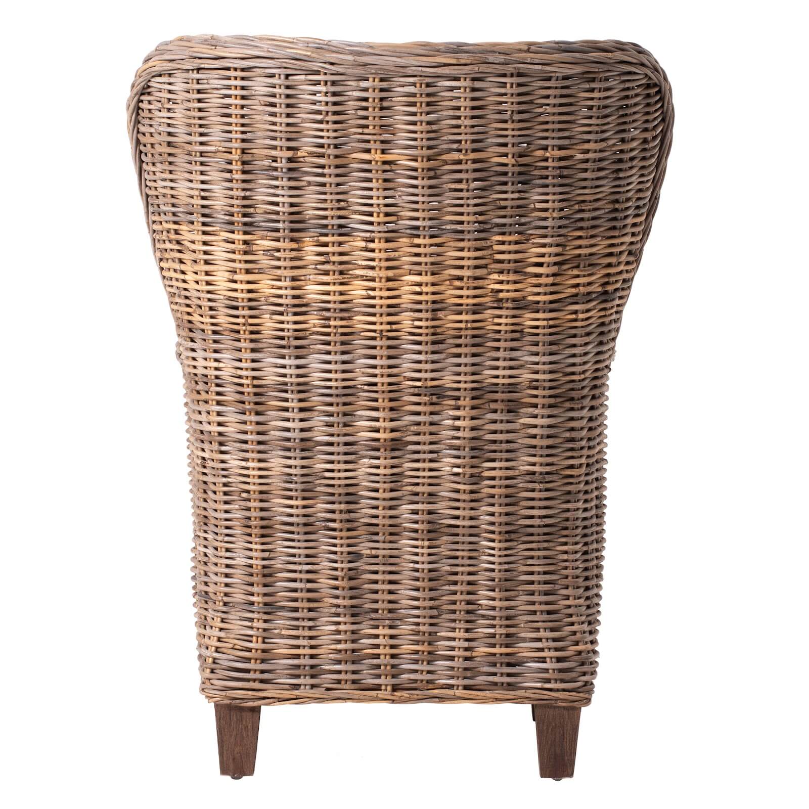 Wingback Classic Rattan Armchair - King Size