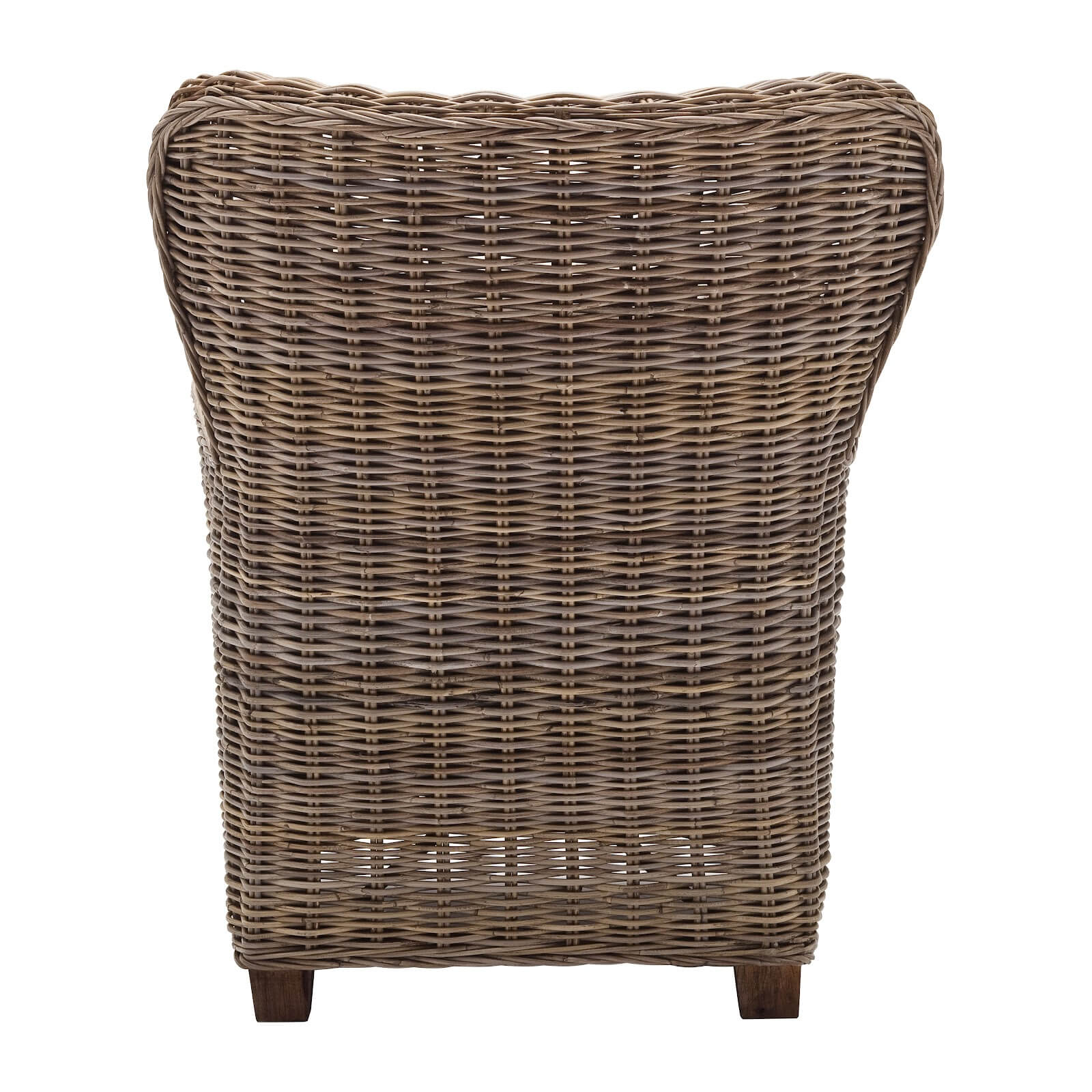 Wingback Classic Rattan Armchair - Queen Size