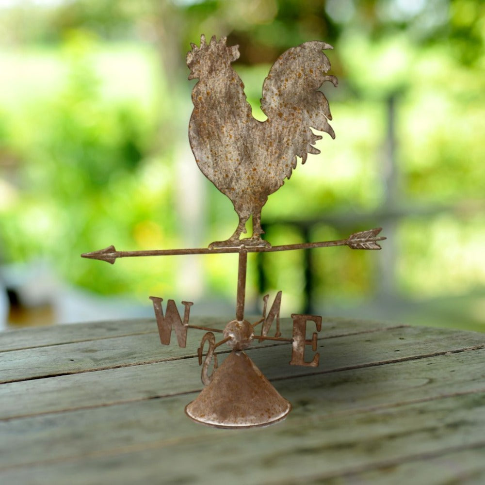 Timeless Metal Rooster Weathervane