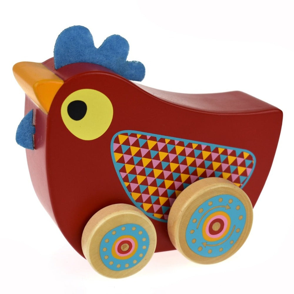 Toddlers Wind N Walk Music Box - Chicken