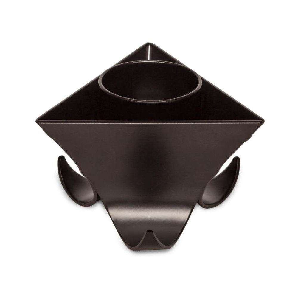 Set of 3 Decorative Black Tealight Candle Holders