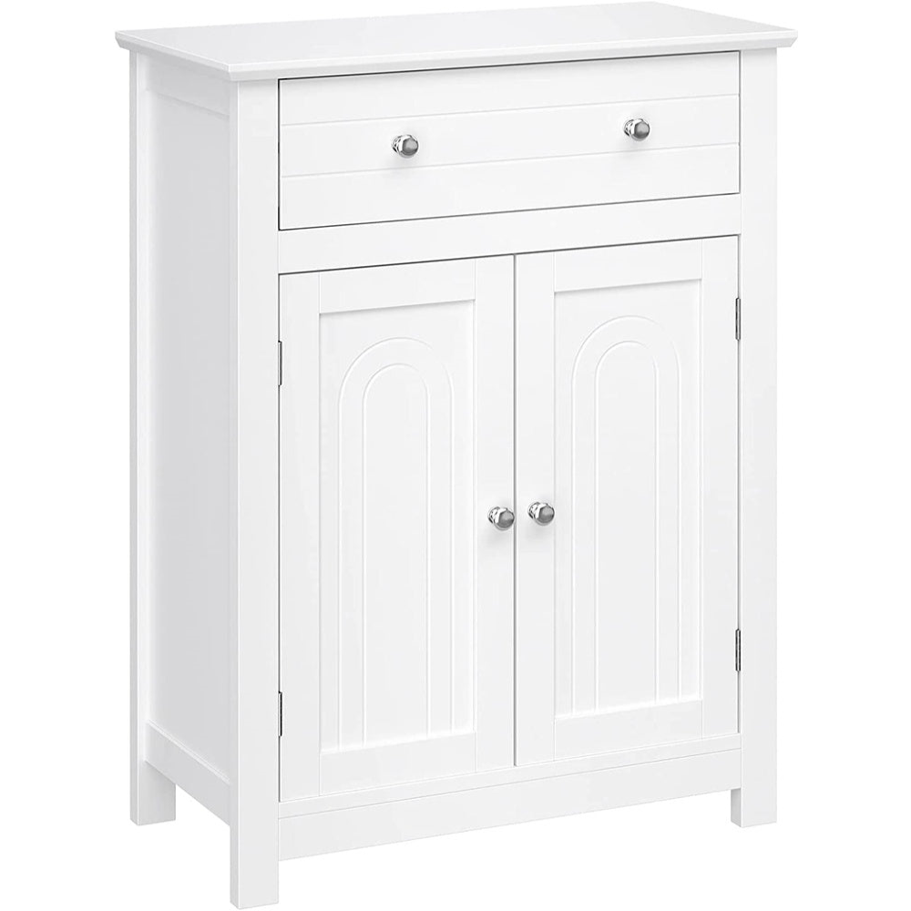 Floor Cabinet with Drawer and 2 Doors White