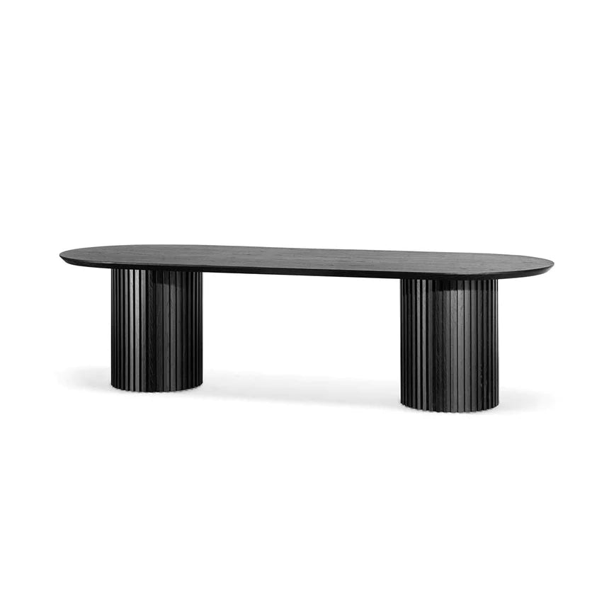 Sleek Urban Dining Table 280cms - Black