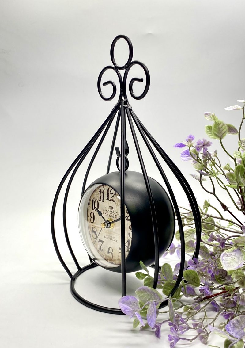 Art Home Decor Metal Hanging Table Clock - Available in 2 Colors