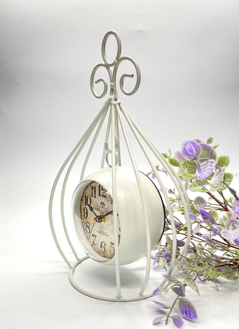 Art Home Decor Metal Hanging Table Clock - Available in 2 Colors