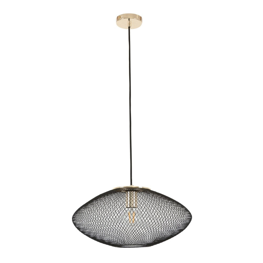 Modern Steel Celestial Glow Pendant Light - Black (Available in 2 Sizes)