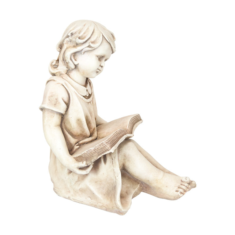 Sitting Girl Reading Statue