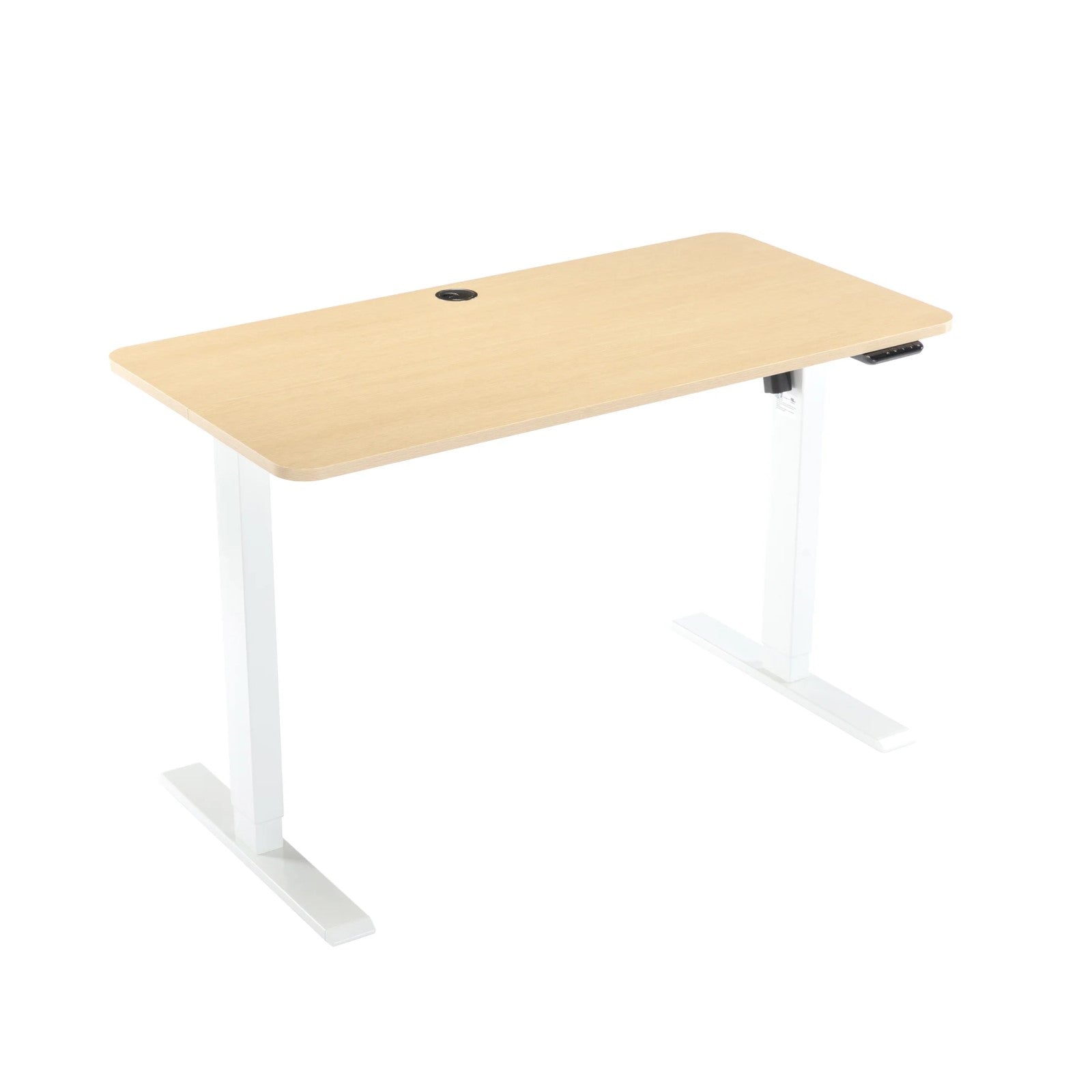 1.2m Sit and Stand Motorised Desk for Comfort - Natural