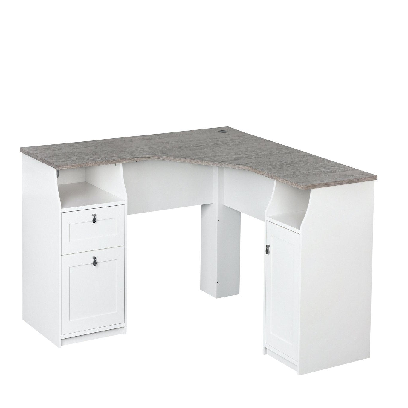 1.6m L-Desk for Stylish Work Environments