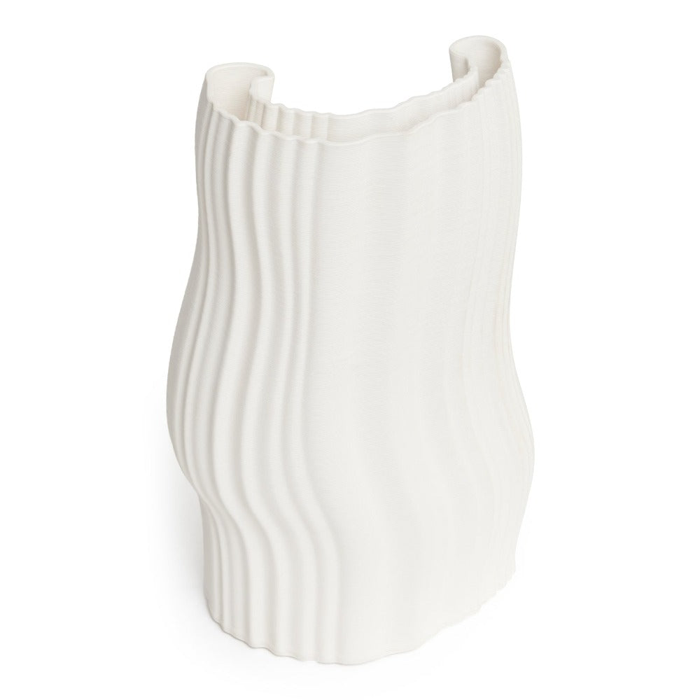 Classic Charm Ceramic Vase  30cms - White