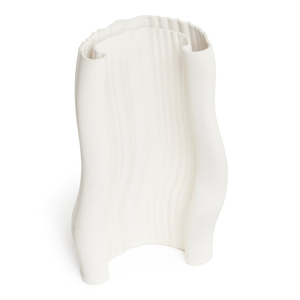 Classic Charm Ceramic Vase  30cms - White