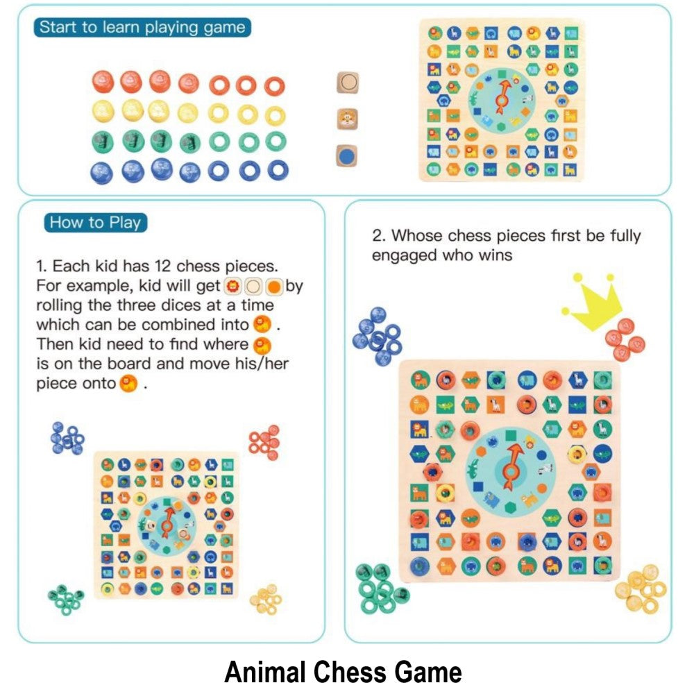 2 In 1 Ludo & Animal Games