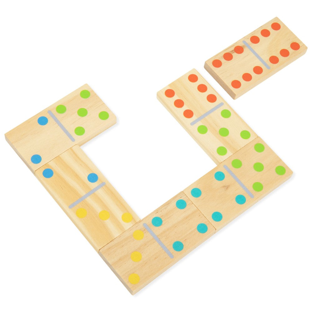 Kids Wooden Dominoes Lawn Game 21cms