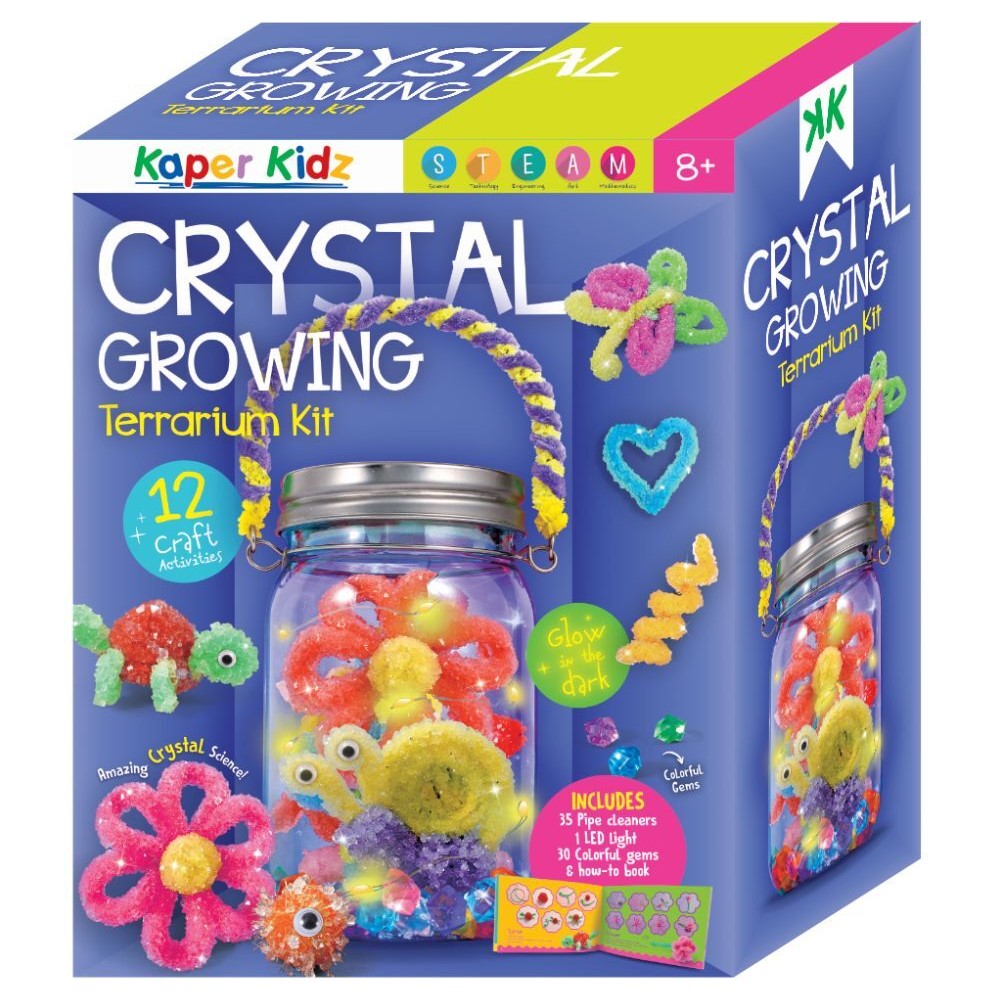 Glow In the Dark Crystal Growing Terrarium Kit