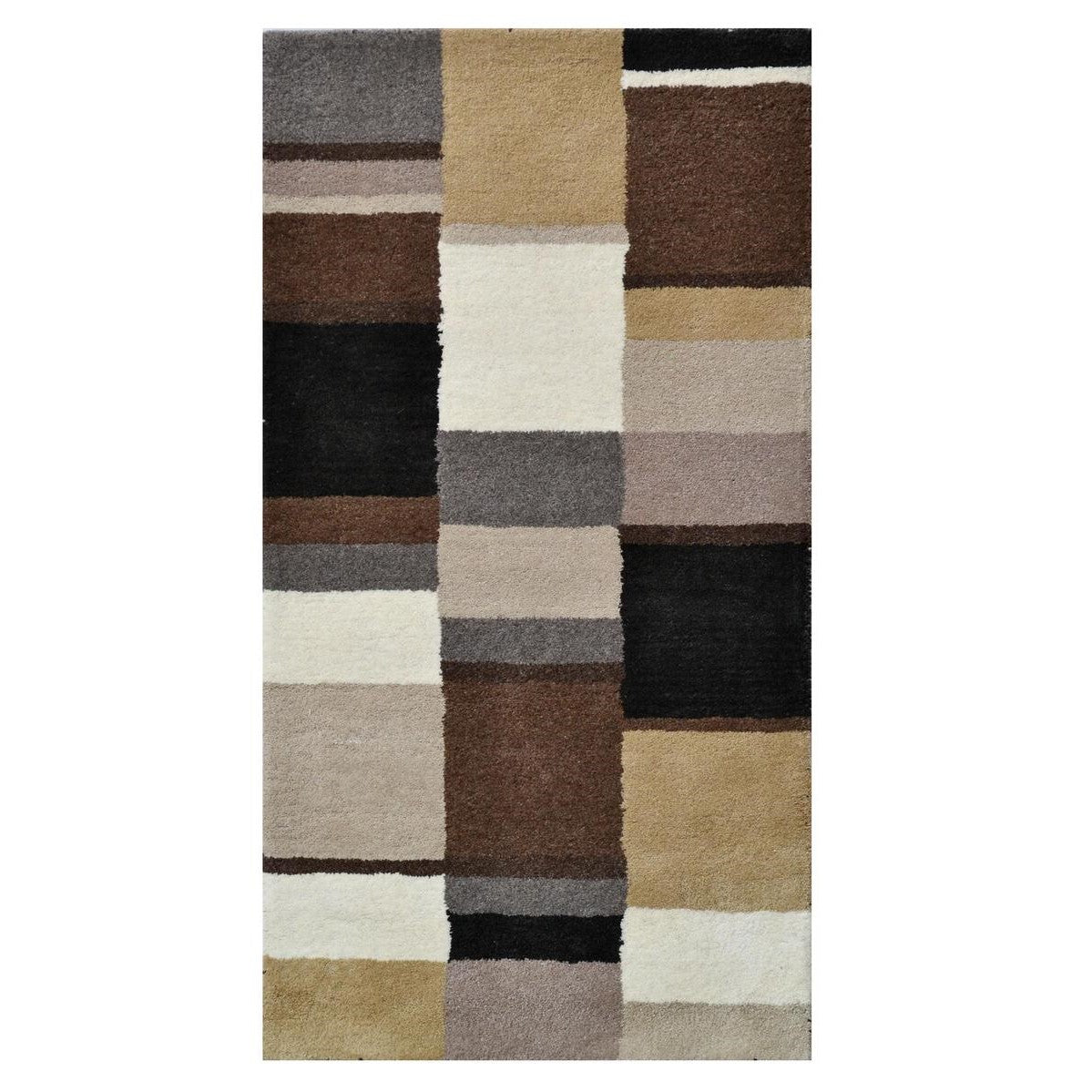 Intense Shades Handmade Woolen Rug