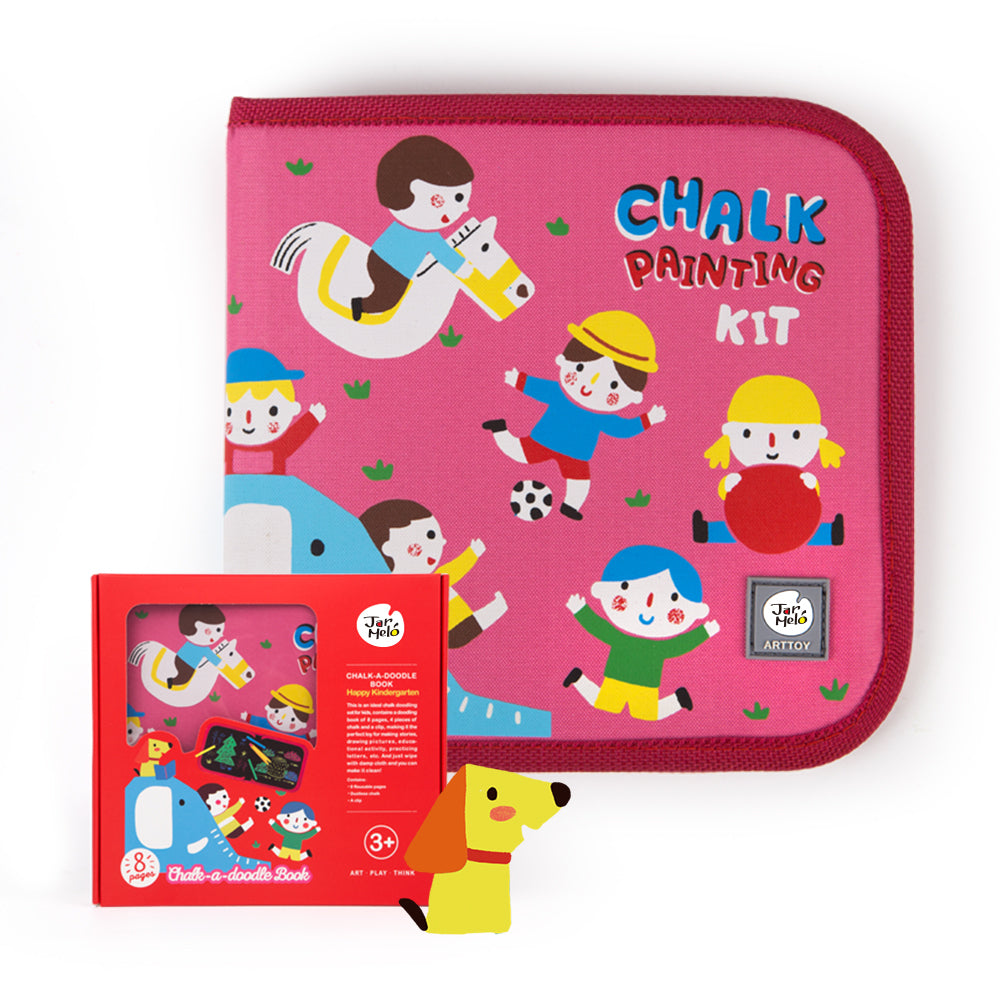 Kids Chalk A Doodle Book - Happy Kindergarten