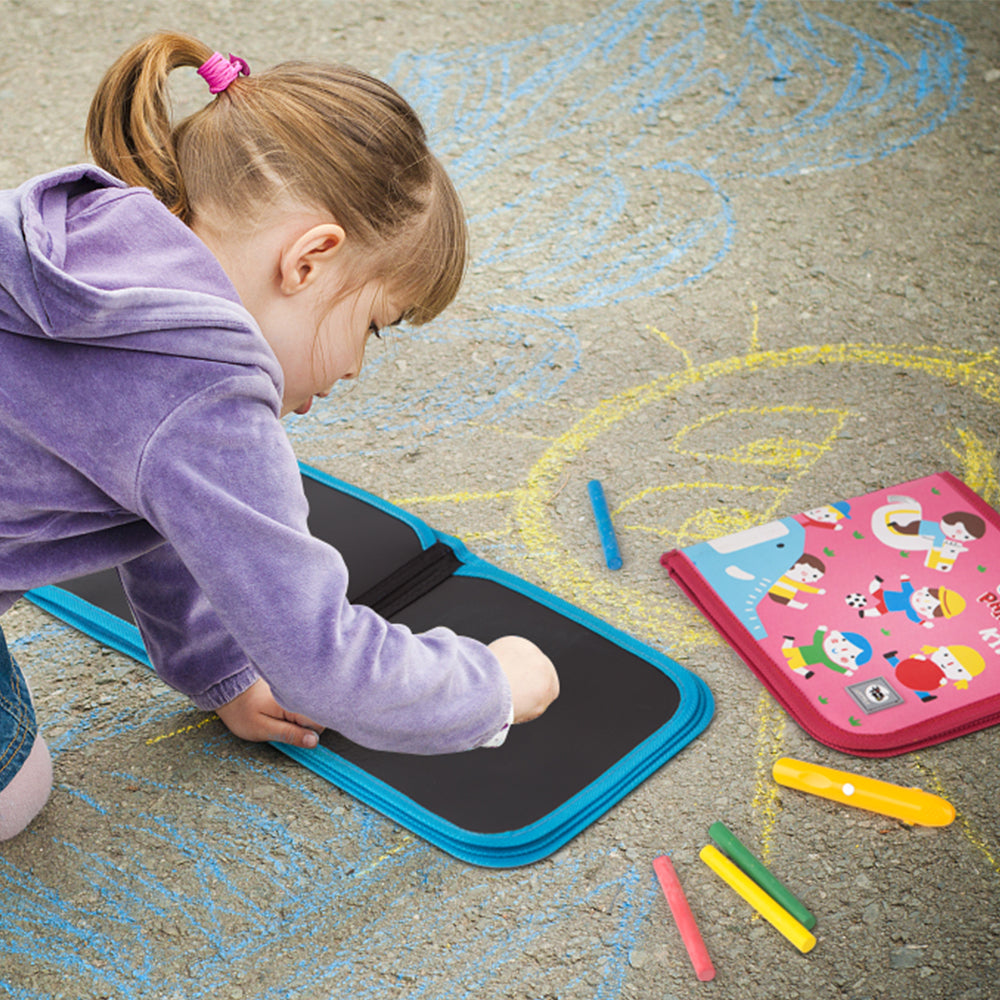 Kids Chalk A Doodle Book - Happy Kindergarten