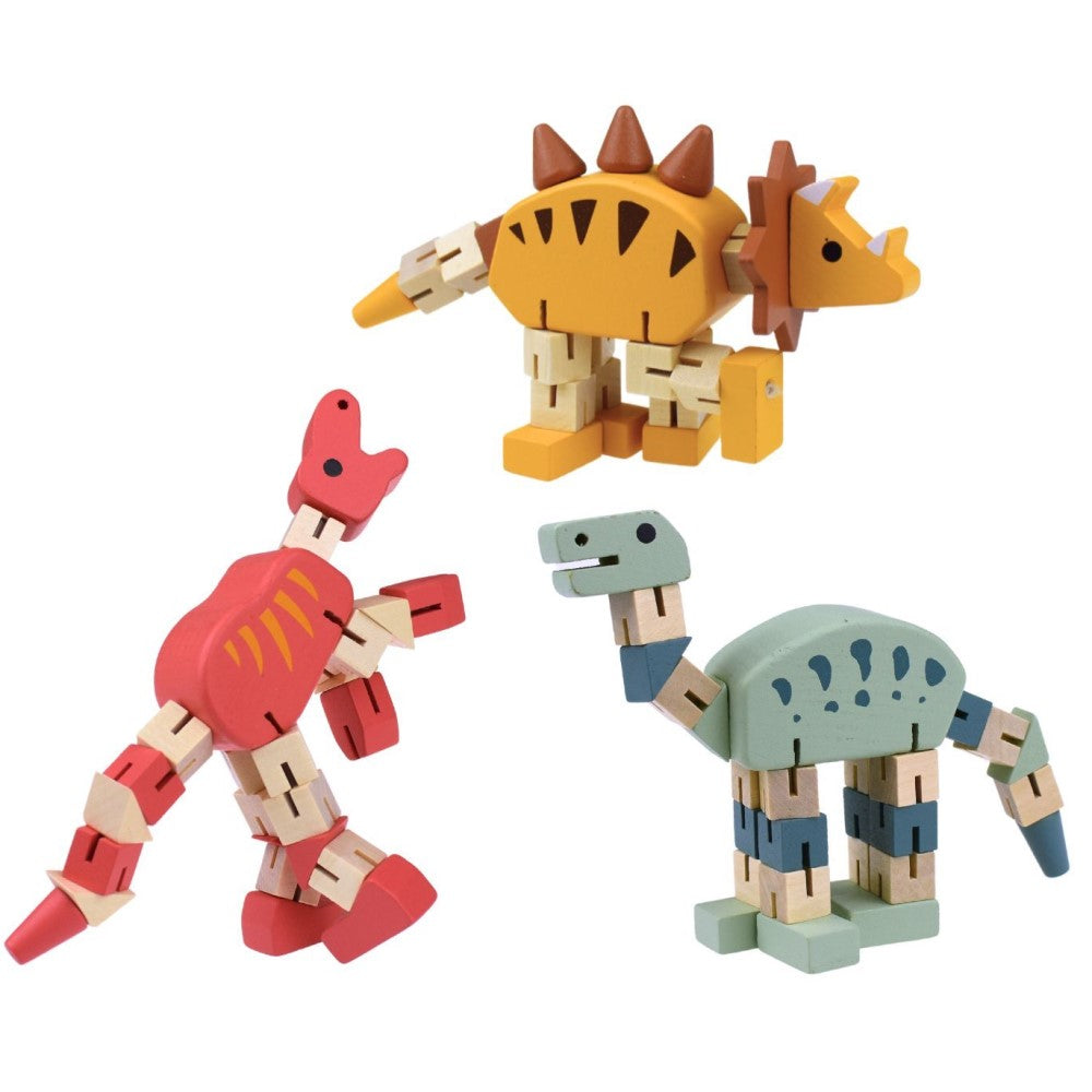 Kids Flexi Wooden Dinosaurs (Sent At Random)